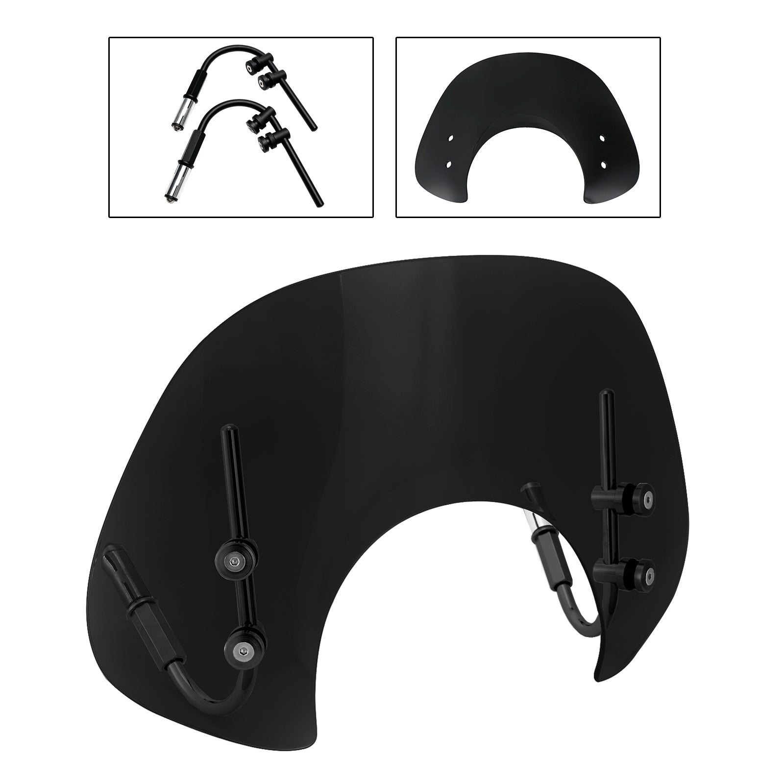 Court Plastique ABS Pare-Brise Saute-Vent pour Vespa GTS250 GTS300 2017-2022