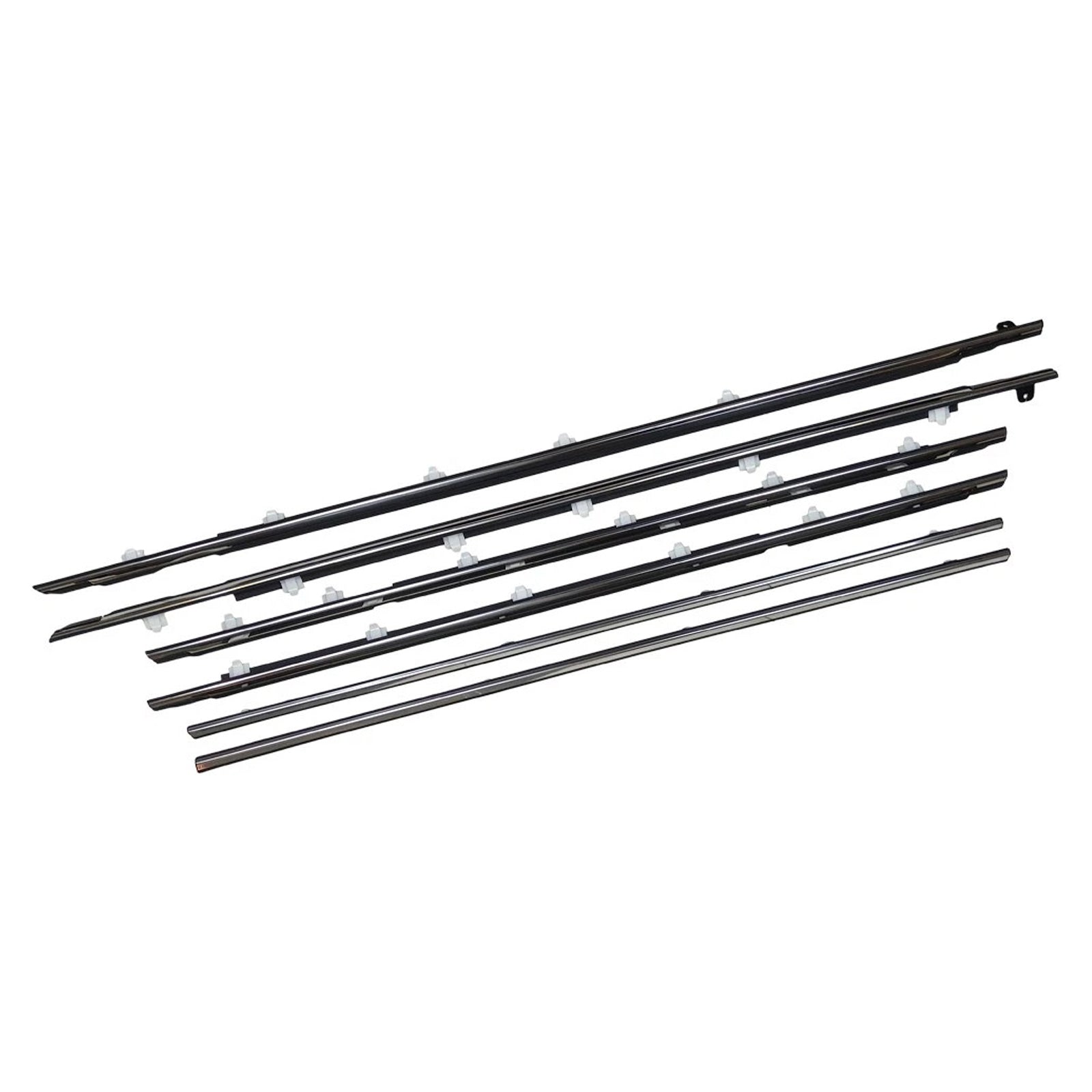 Moulures de ceinture de porte (6 pièces) compatibles avec Toyota Land Cruiser série 80 (1991-1997)