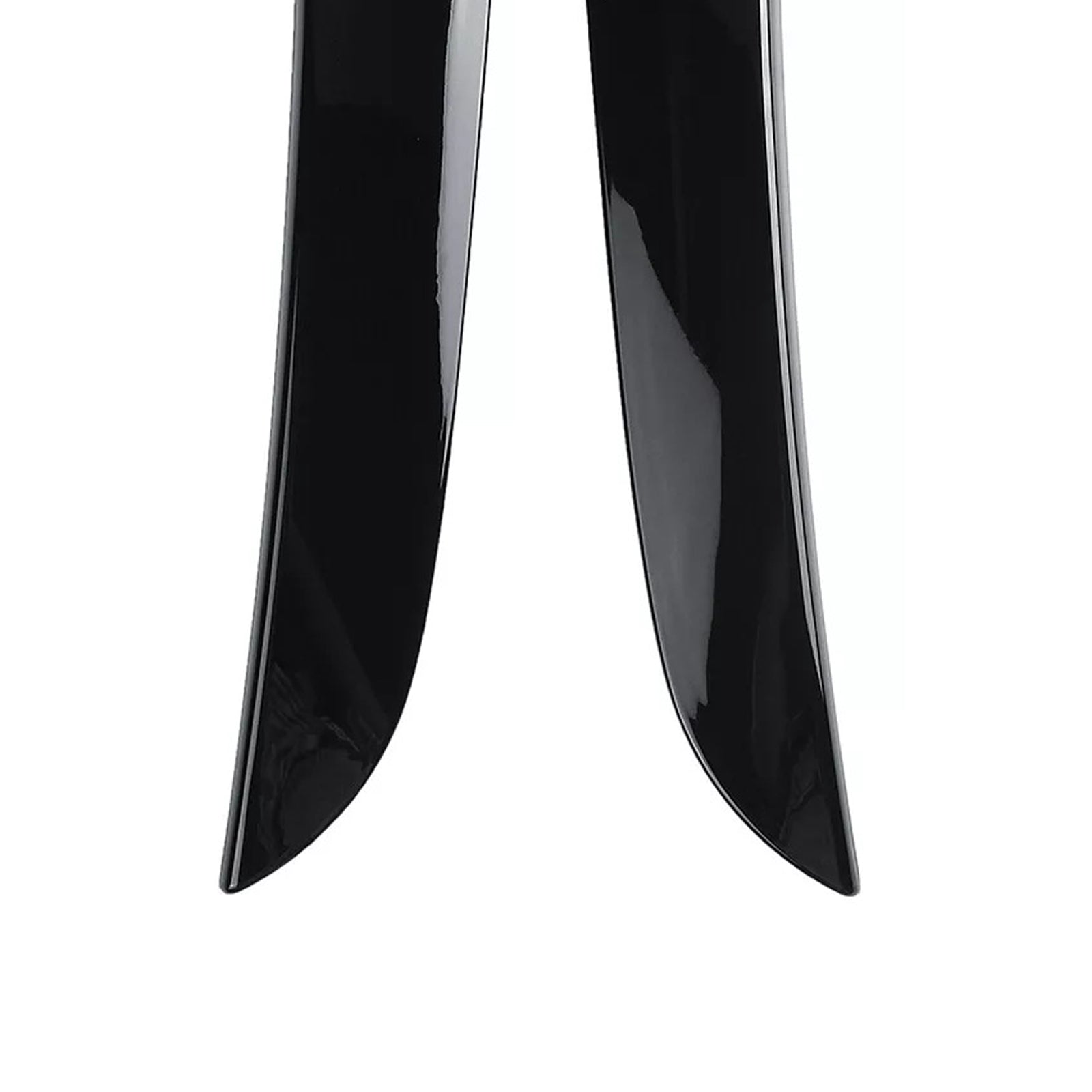 Pari kiiltävän mustaa takaikkunan sivuspoileria BMW 1 -sarjan F20 F21 2012-2019