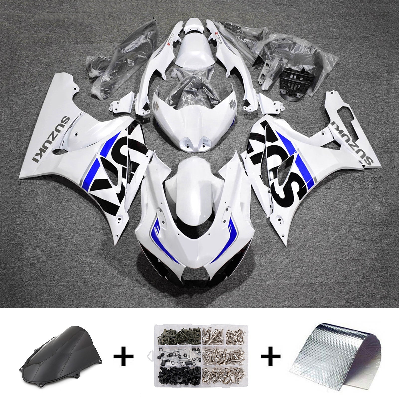 Kit de carénage injecté en plastique ABS pour Suzuki GSXR1000 2017-2025 K17