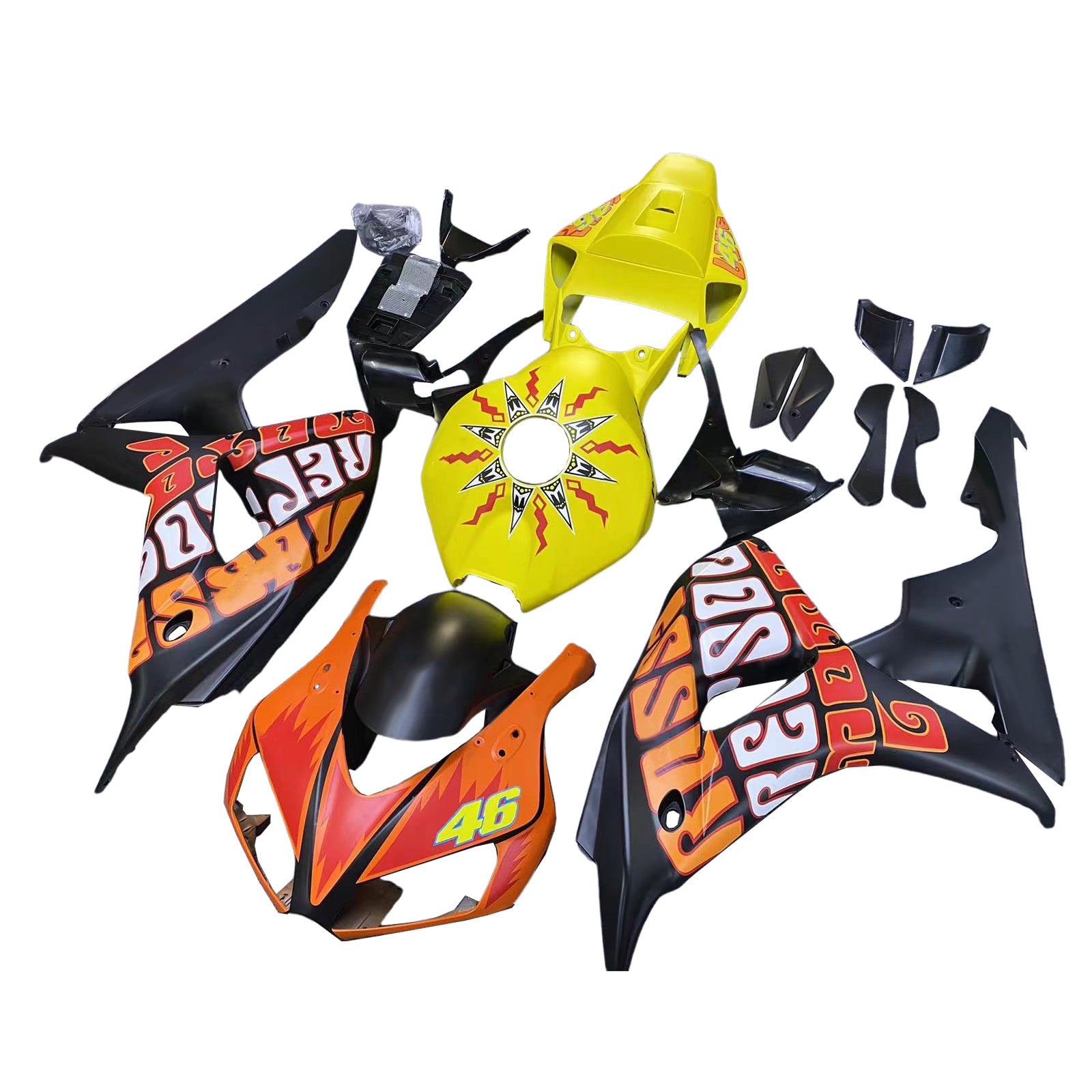 Kit de carénage en plastique ABS moulé par injection pour Honda CBR1000RR 2006-2007