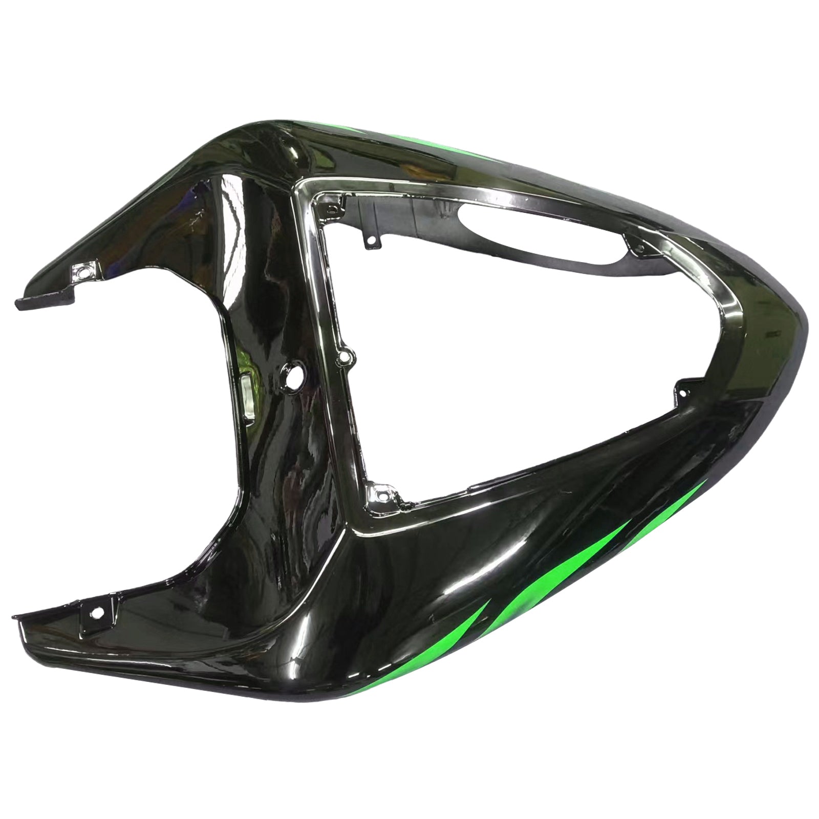 Komplet zelenih plamenov za injekcijo, ABS plastično telo za Kawasaki ZX10R 2006 2007