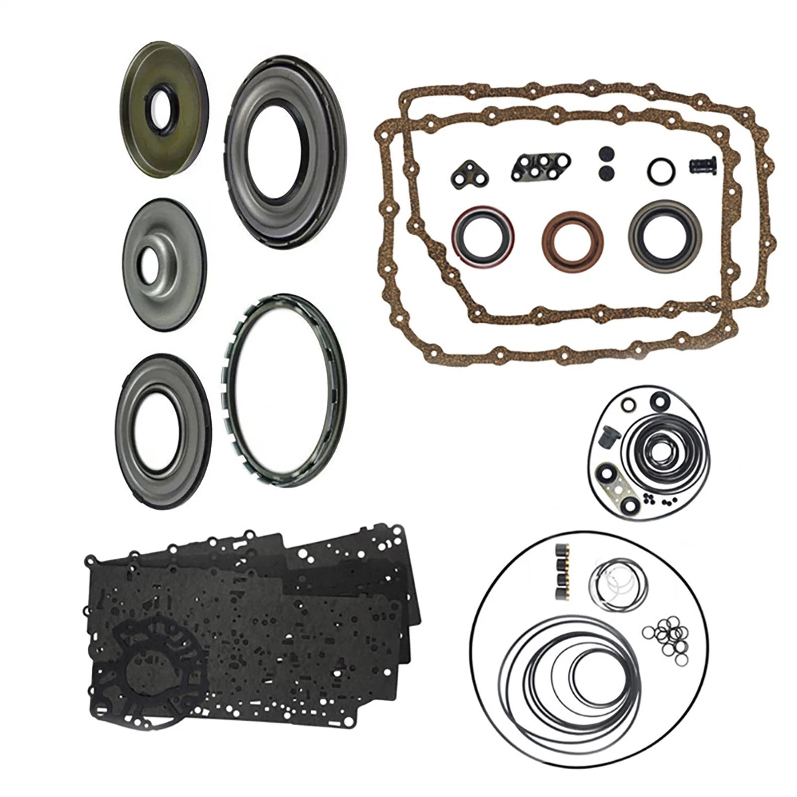 Kit de réfection complet pour transmissions 6L90, 6L90E, 6L80 et 6L80E, comprenant pistons, filtre et disques de friction.