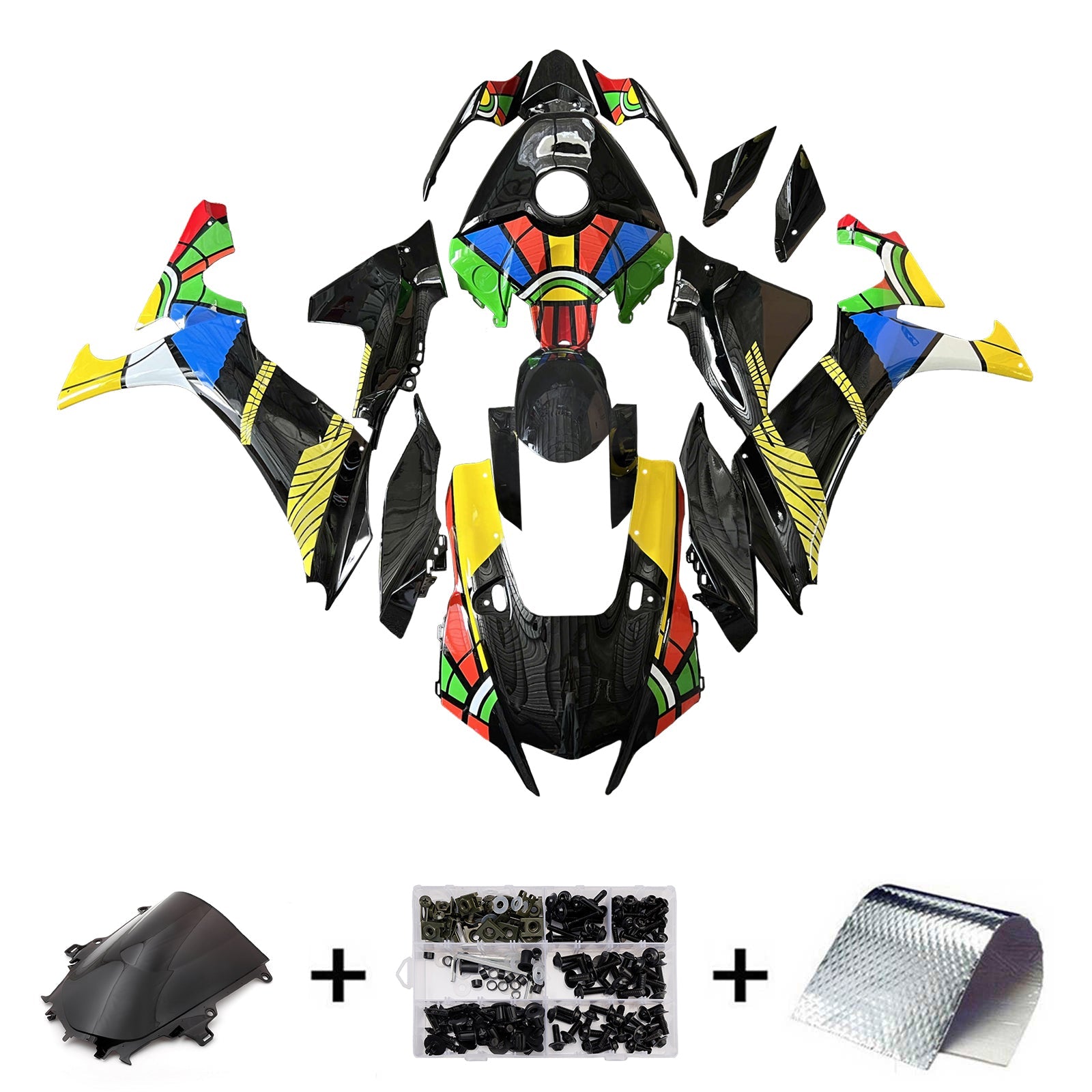 Kit carena iniettata in plastica ABS per Yamaha YZF-R1 2020-2025