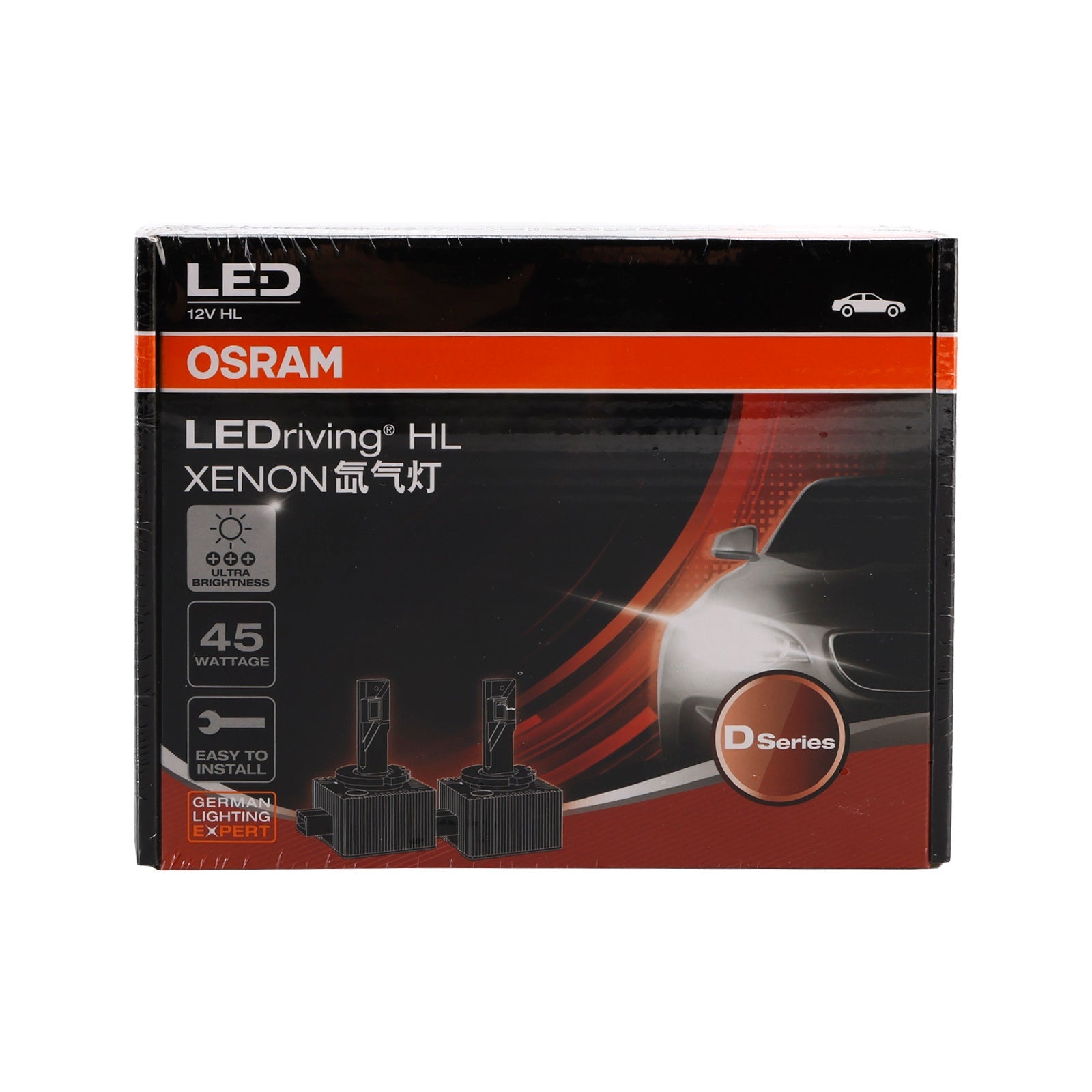 Paket 2 LED žarnic HL D1S 166140CW 45 W 6 000 K za avto OSRAM