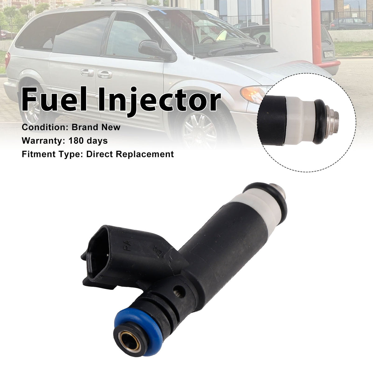 1 injecteur de carburant pour Dodge Grand Caravan 3.8L V6 2003-2004 04861238AB