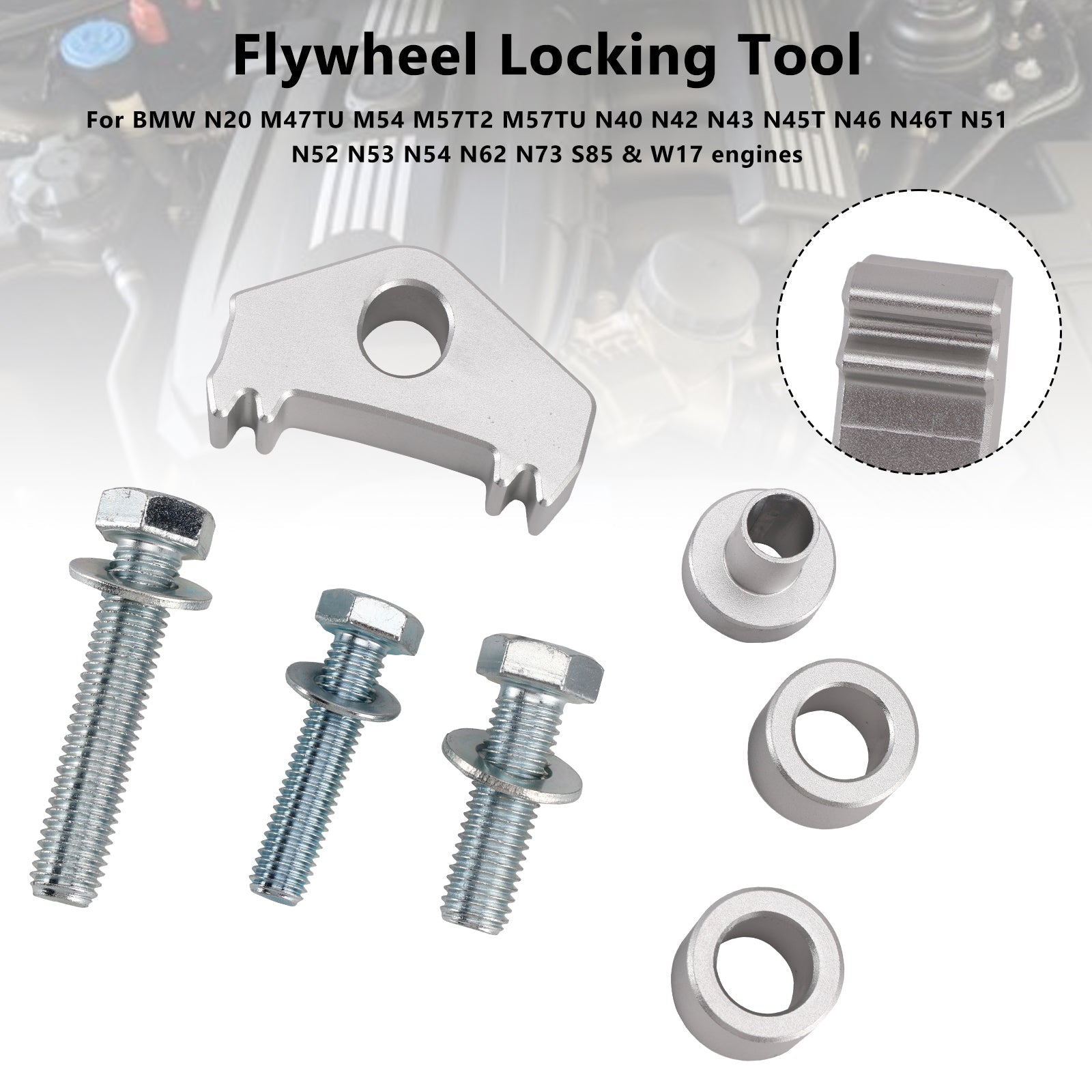 Herramienta de bloqueo del motor volador para BMW N20 M54 N40 N42 N52 N53 N54 N62