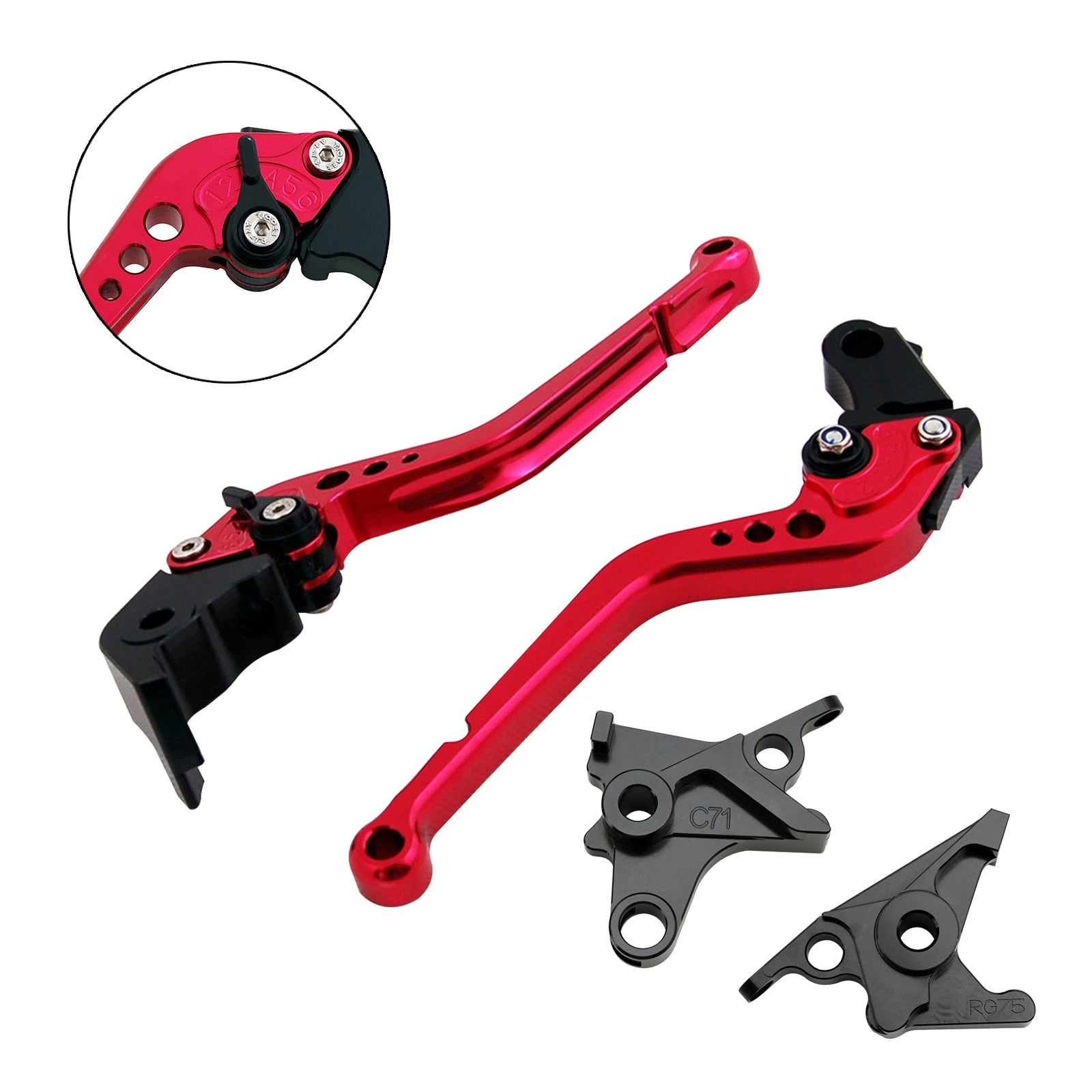 Levier de frein et d'embrayage long pour BMW R NINE T / PURE / RACER 2017-2023