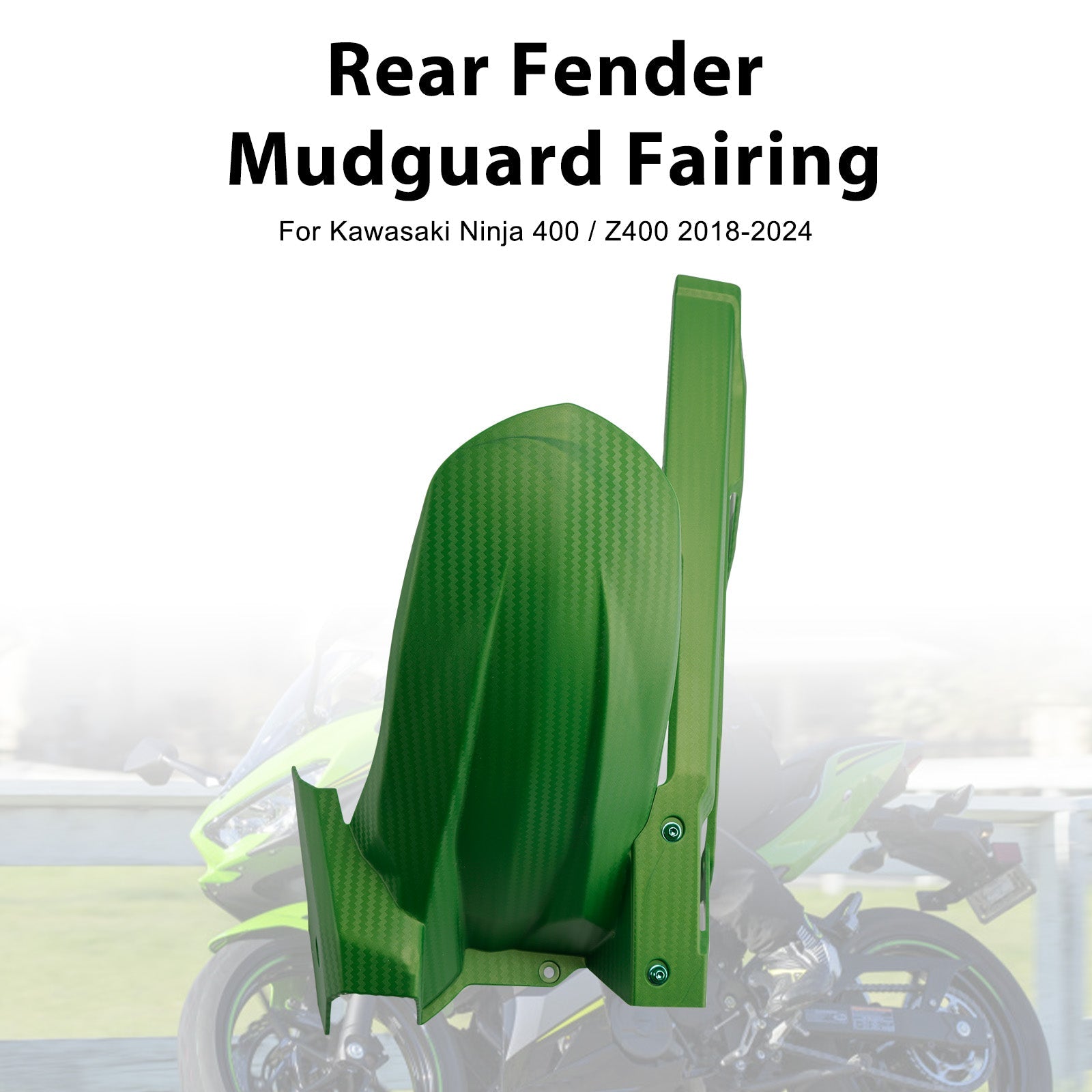 Carenado de guardabarros trasero para Kawasaki Ninja 400 Z400 Ninja 500 Z500 2018+