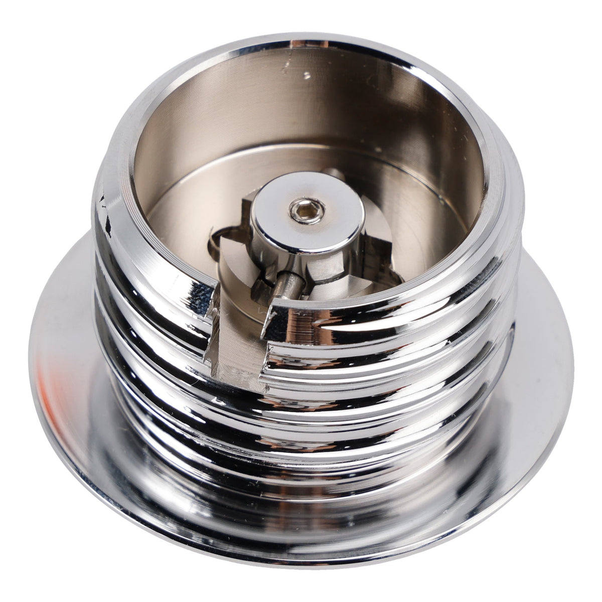 Ensemble de bouchons de réservoir d'essence à visser en aluminium chromé usiné pour Touring Softail Dyna