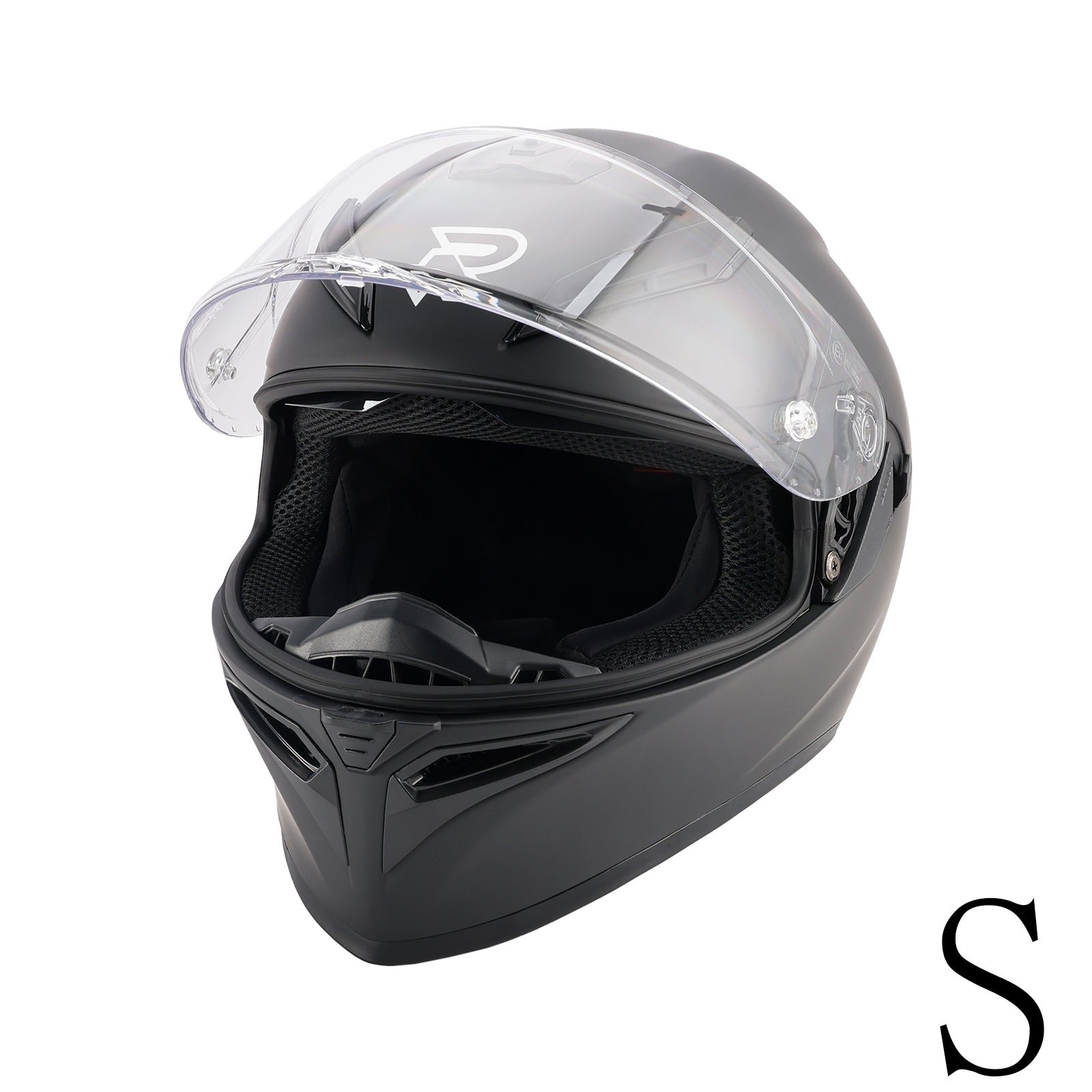 Casque moto intégral DOT pour adulte, orange et noir mat