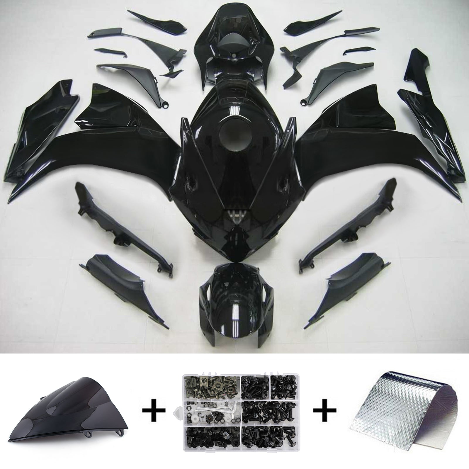 Kit de carénage par injection, carrosserie en plastique ABS pour Honda CBR1000RR 2012-2016