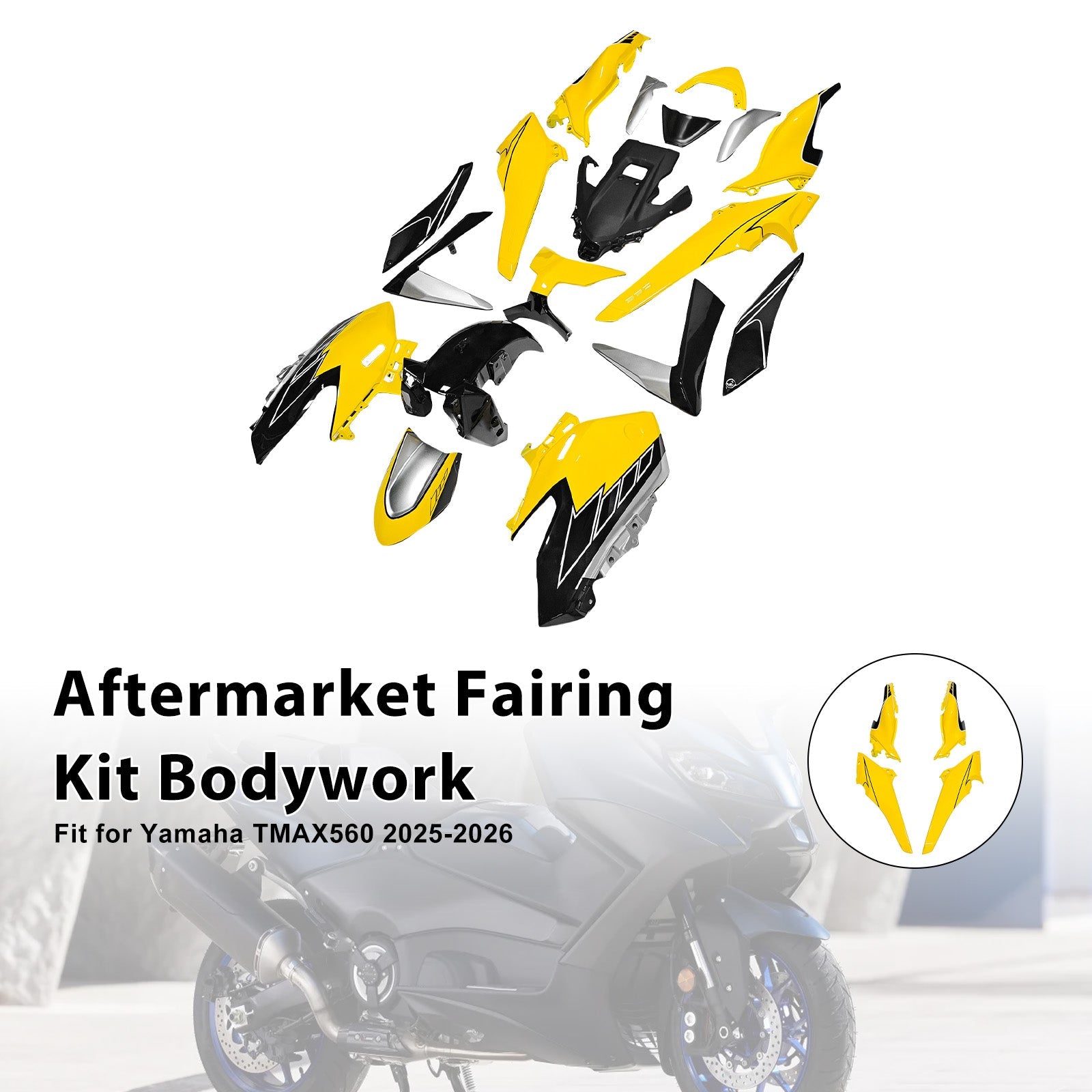 Kit de carénage d'injection pour Yamaha TMAX560 (2025-2026)