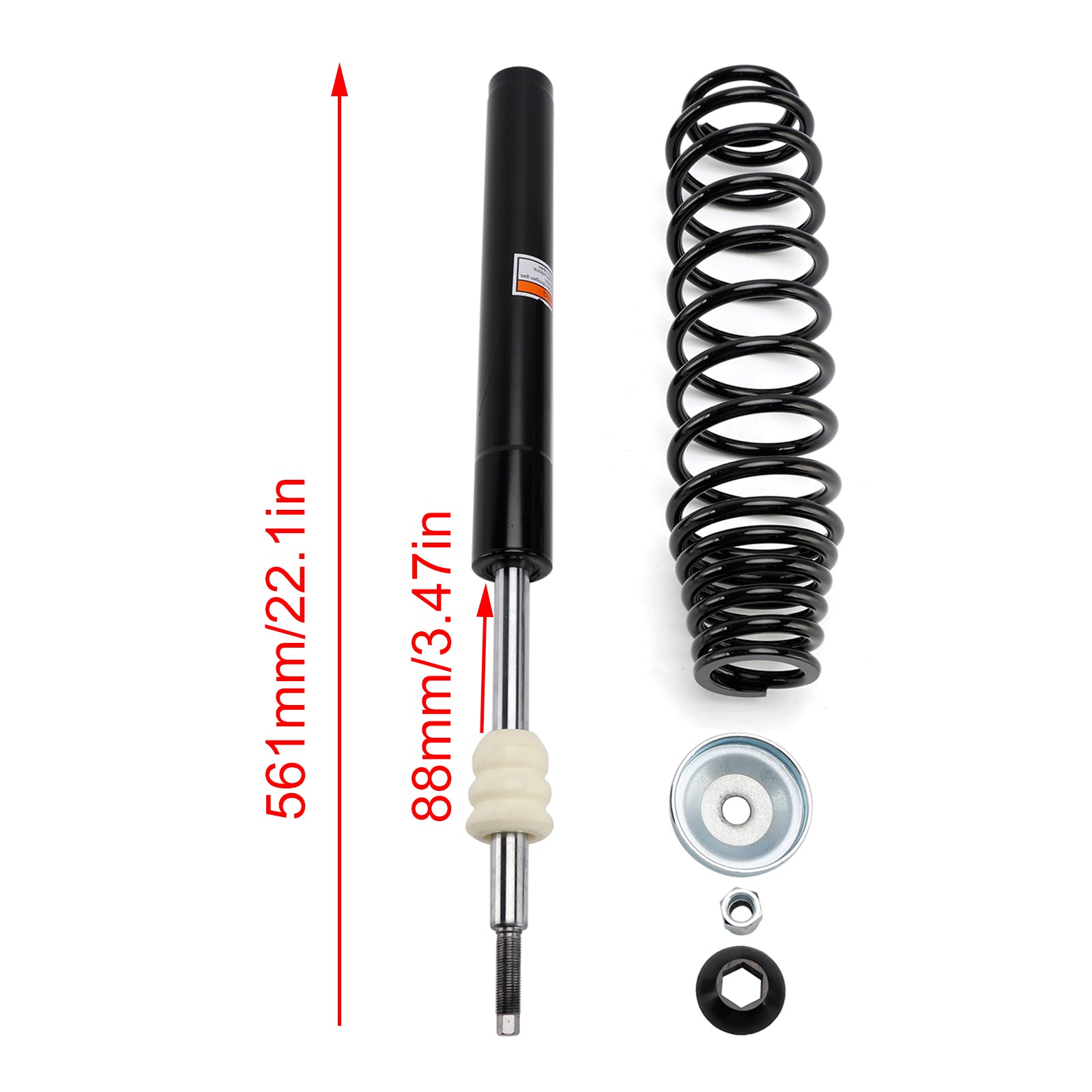 Etuiskunvaimentimet (2 kpl) Polaris Scrambler 400:lle (1997-2002) - Osanumero : 7555749