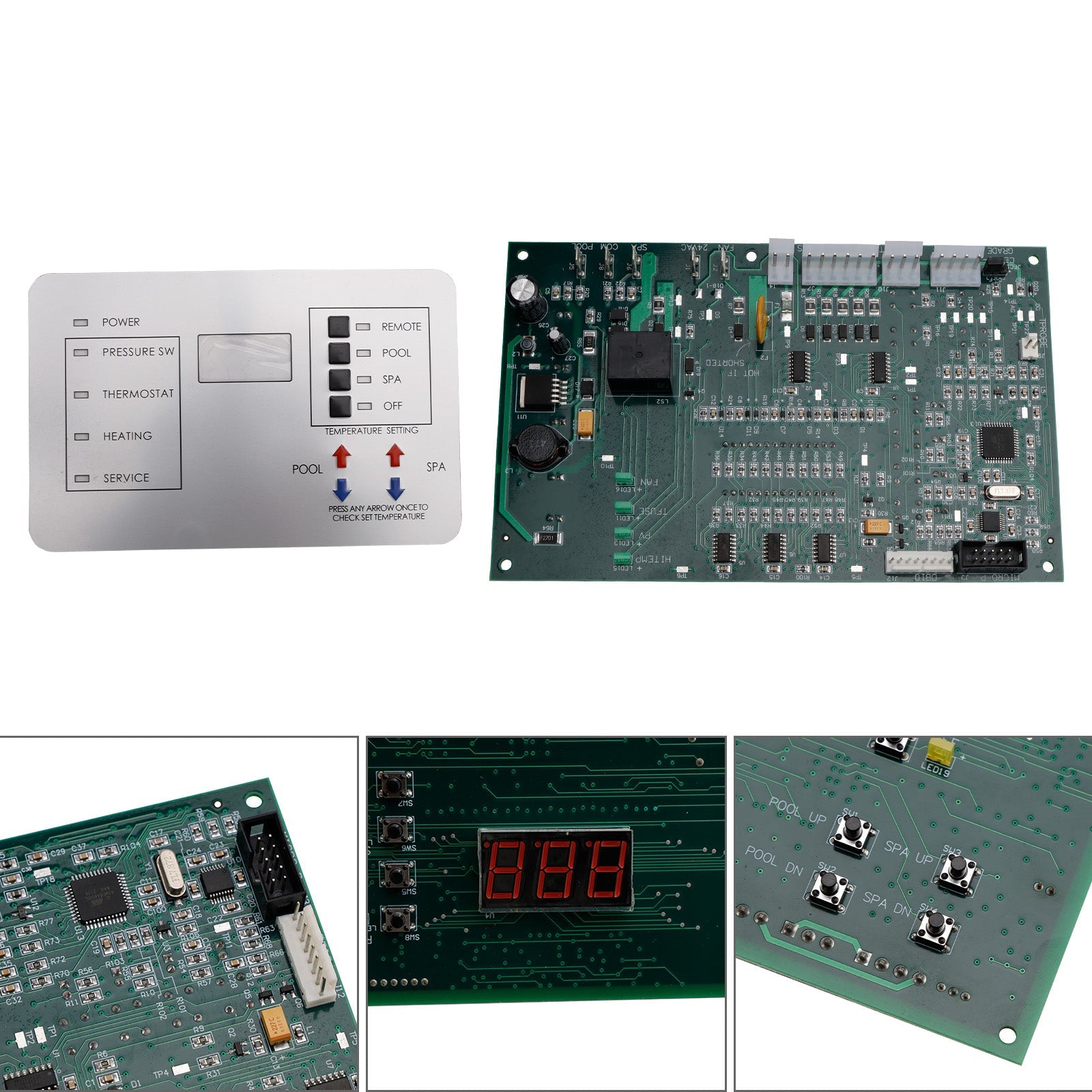 Tablero de control de temperatura digital para Pentair NT STD TSI 200 250 300 400 472100