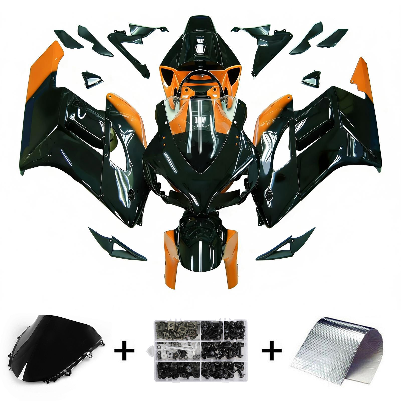 Kit de carénage par injection, carrosserie en plastique ABS pour Honda CBR1000RR 2004-2005