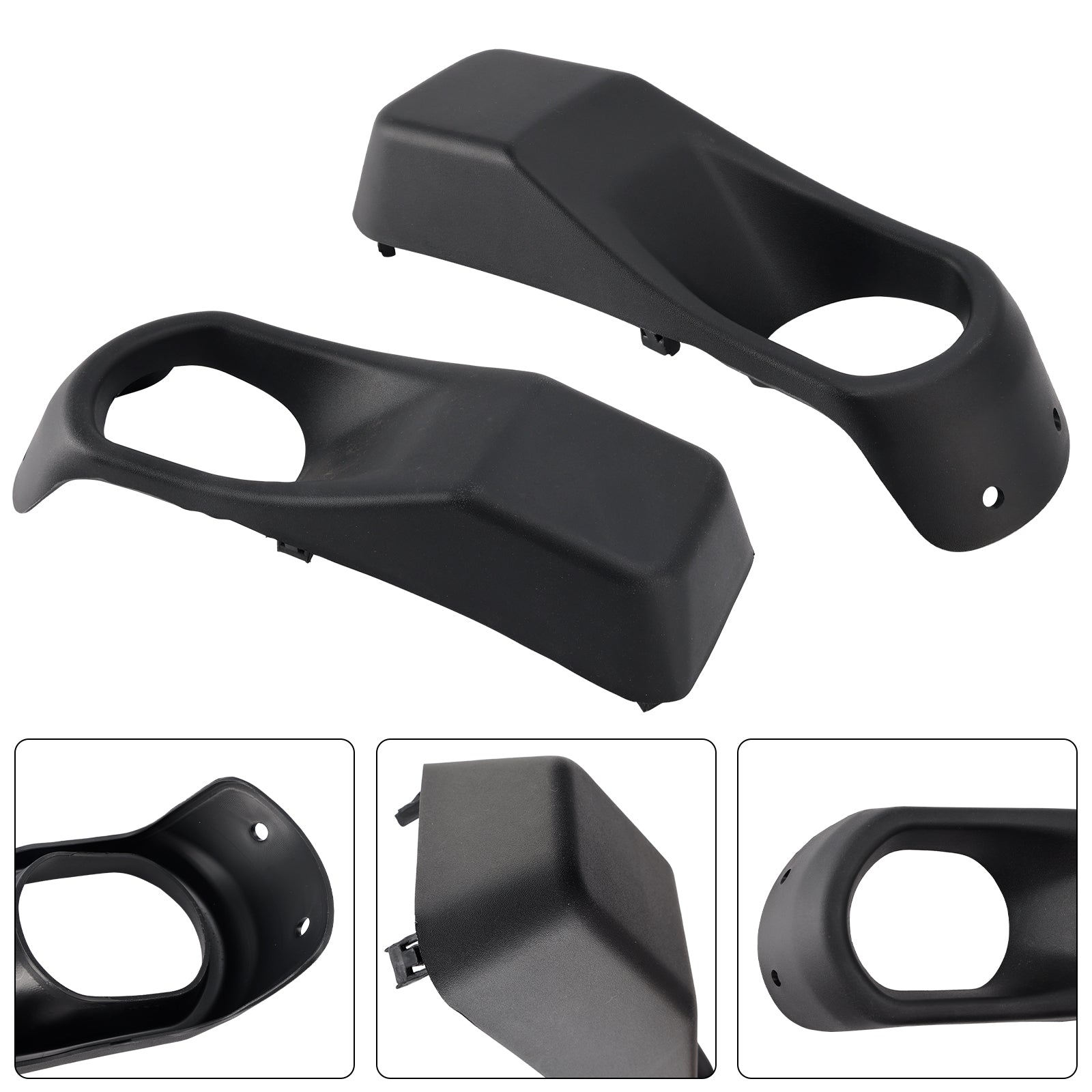 Paire de garnitures de phares antibrouillard pour Jeep Wrangler JL Gladiator 2018-2025 68295558AA