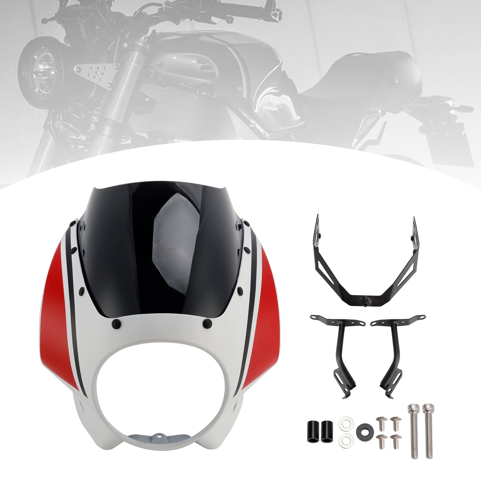 Parabrisas y carenado de faro para Yamaha XSR900 (2022-2025)