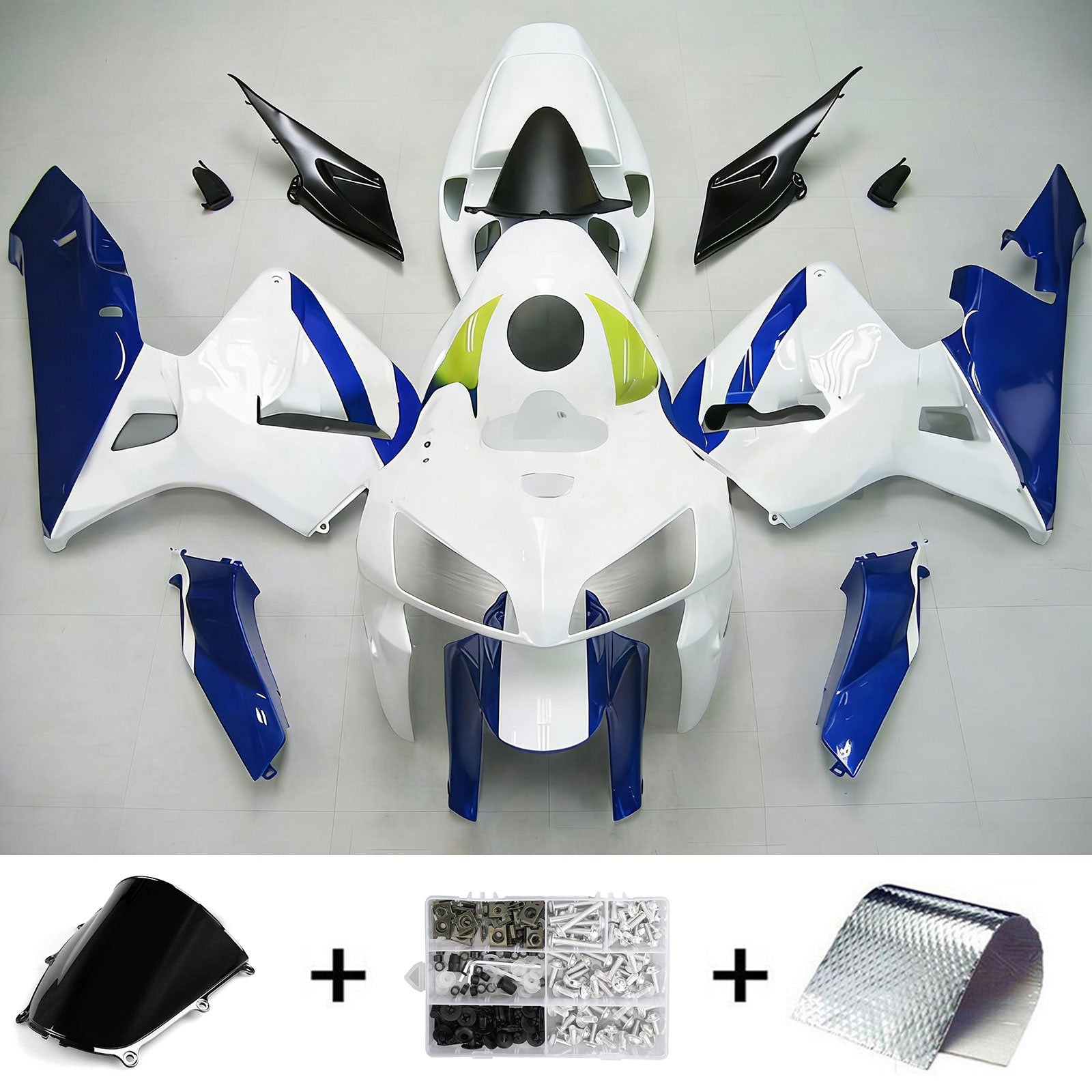 Kit carenado de inyección, carrocería de plástico ABS para Honda CBR600RR 2005-2006 F5