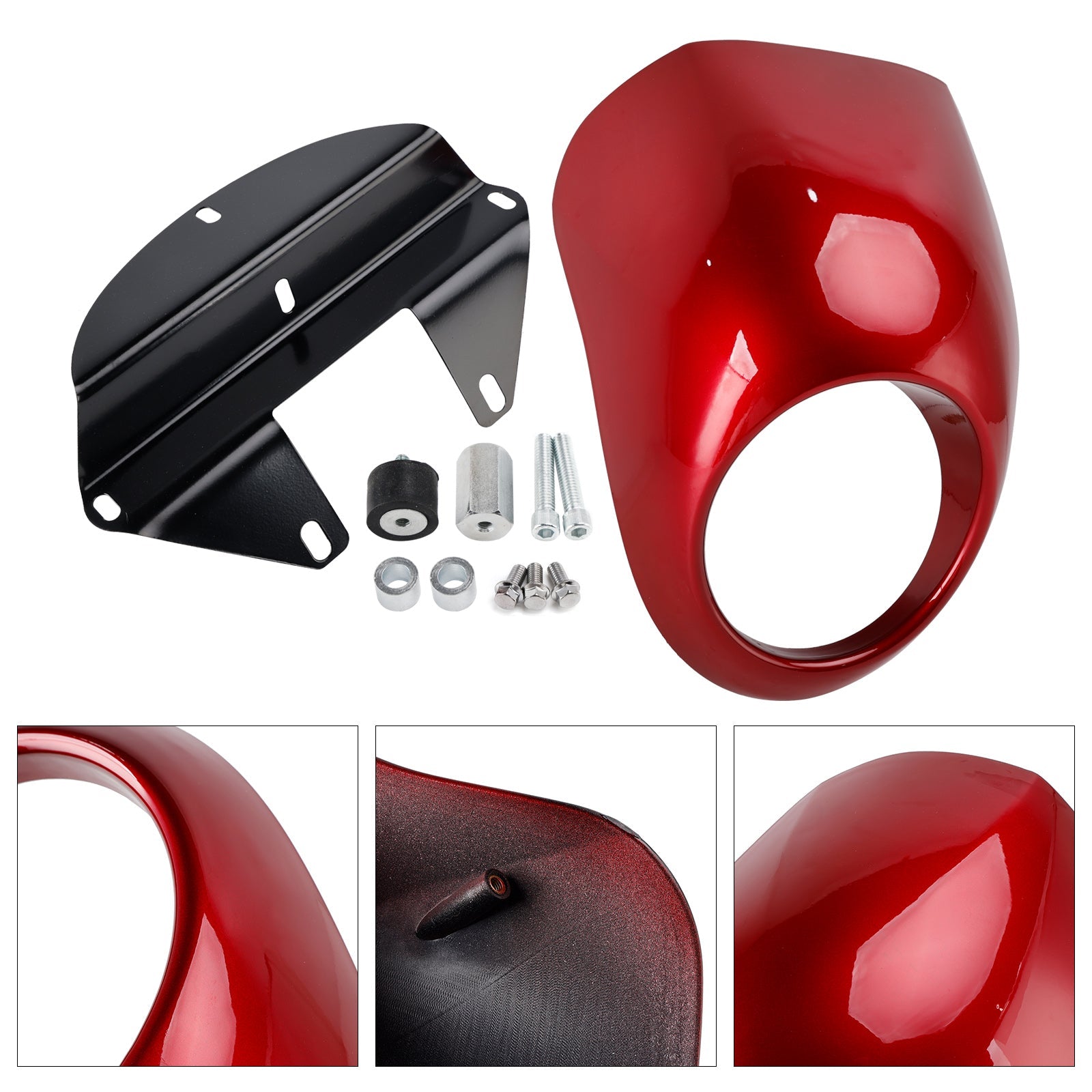 Cache de phare pour Sportster Dyna XL 883 1200 FX (à partir de 1973)