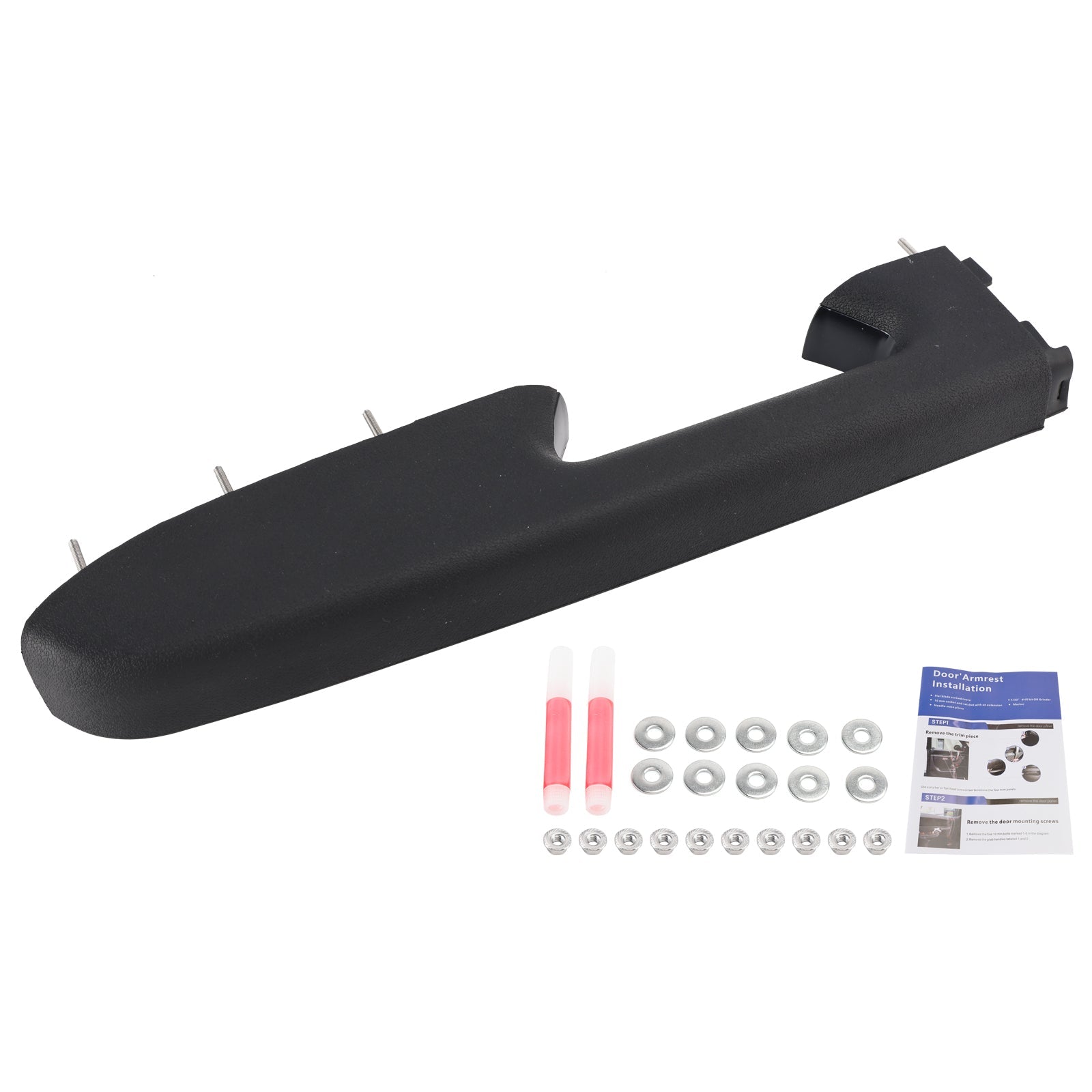 Kit de réparation d'accoudoir avant gauche compatible avec Chevy Silverado 1500 2500HD 3500HD 10-2014