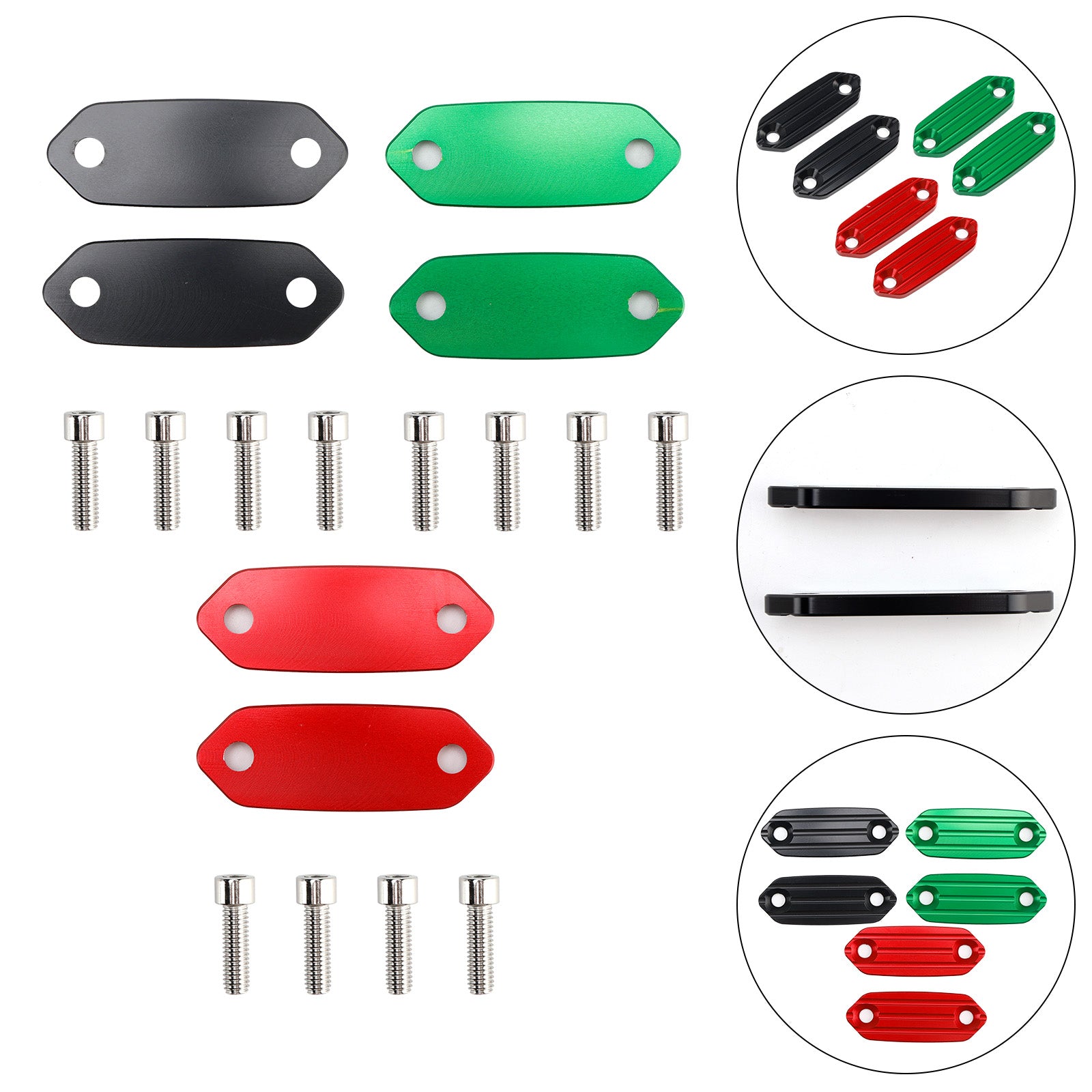 Achteruitkijkspiegelblokplaat voor Kawasaki Ninja 300 250 400 125 ZX6R 636