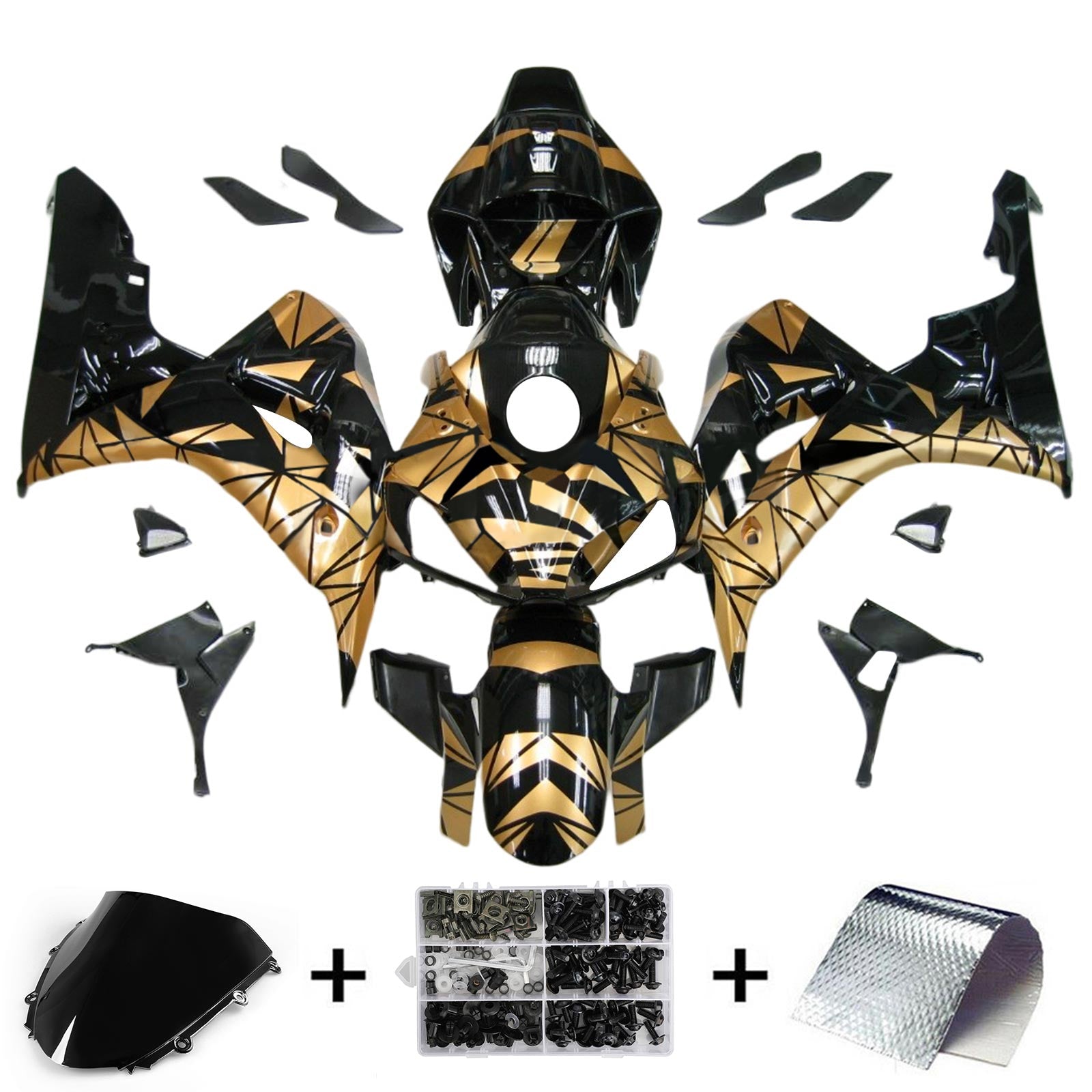 Kit de carénage injecté en plastique ABS pour Honda CBR1000RR 2006-2007