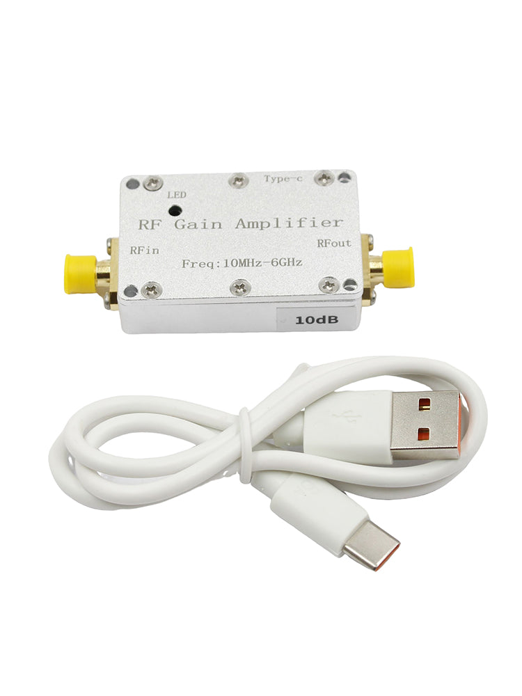 Amplificador RF 10M-6GHz 10dB 20dB 30dB 40dB 40dB Recepción Amplificador a alta ganancia