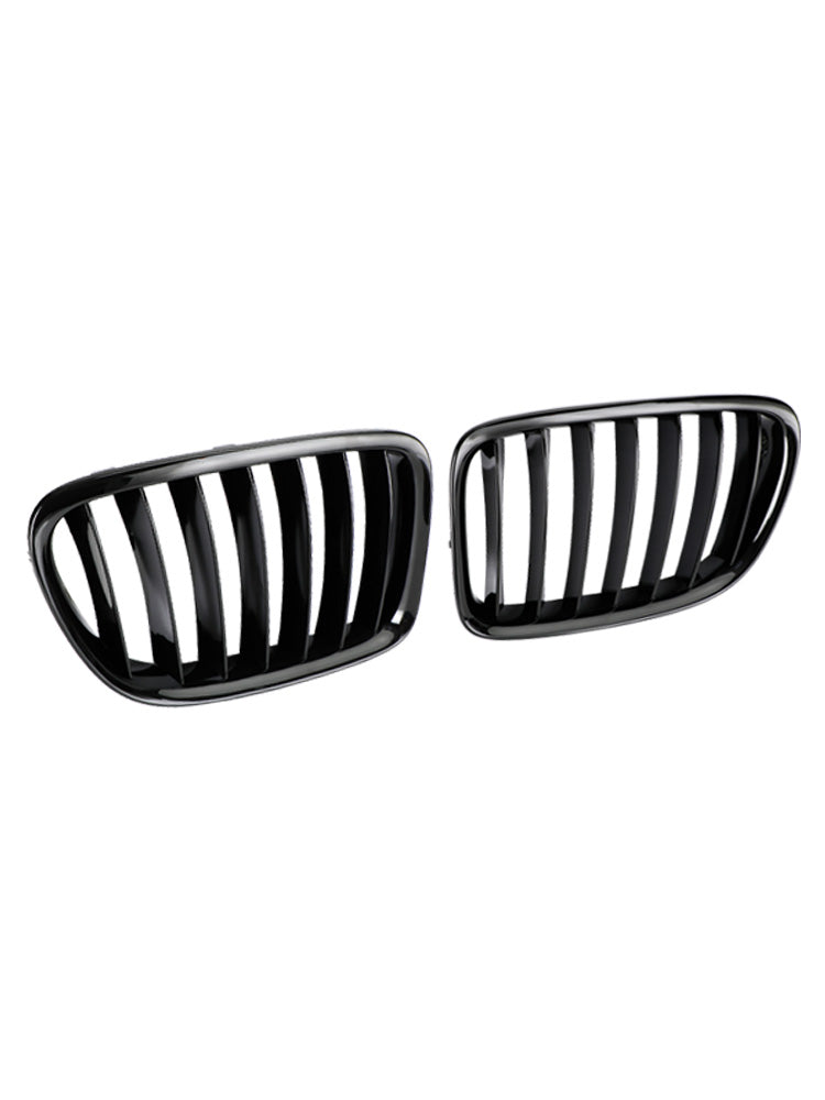 Gloss Black Front Hood Kidney Grill Grille pour BMW X1 E84 2009-2014 SUV