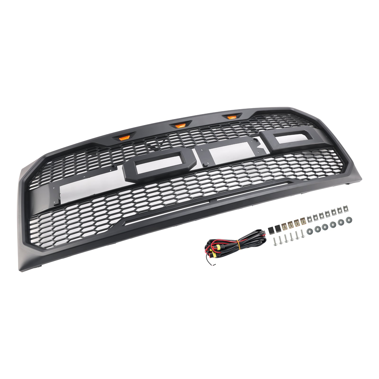 Black Calander Mate Raptor w stylu Ford F150 (2009-2014) z bursztynem LED