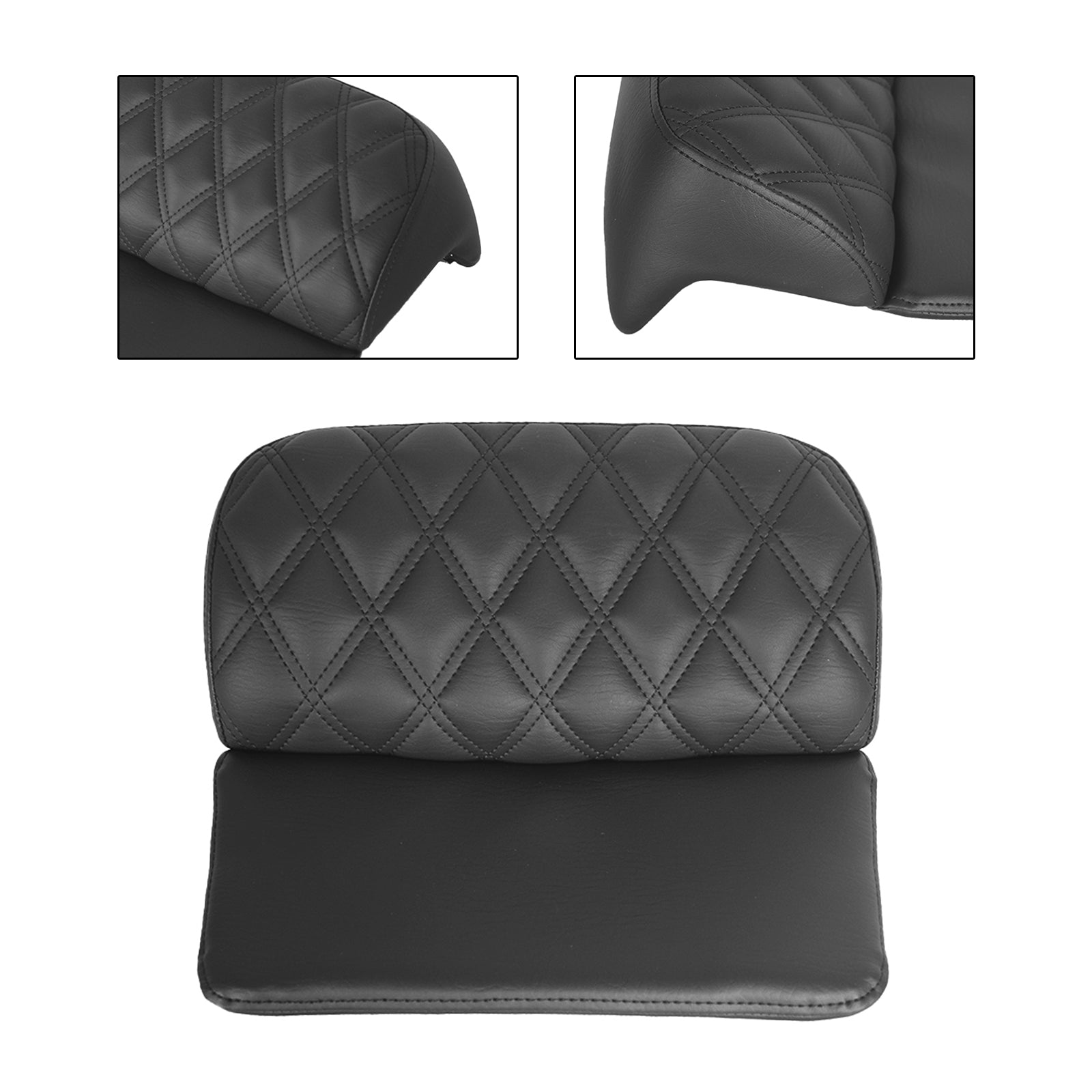 Coussin de dossier de coffre Chopped Pack compatible avec Tour Pack Touring Road Glide et Tri Glide