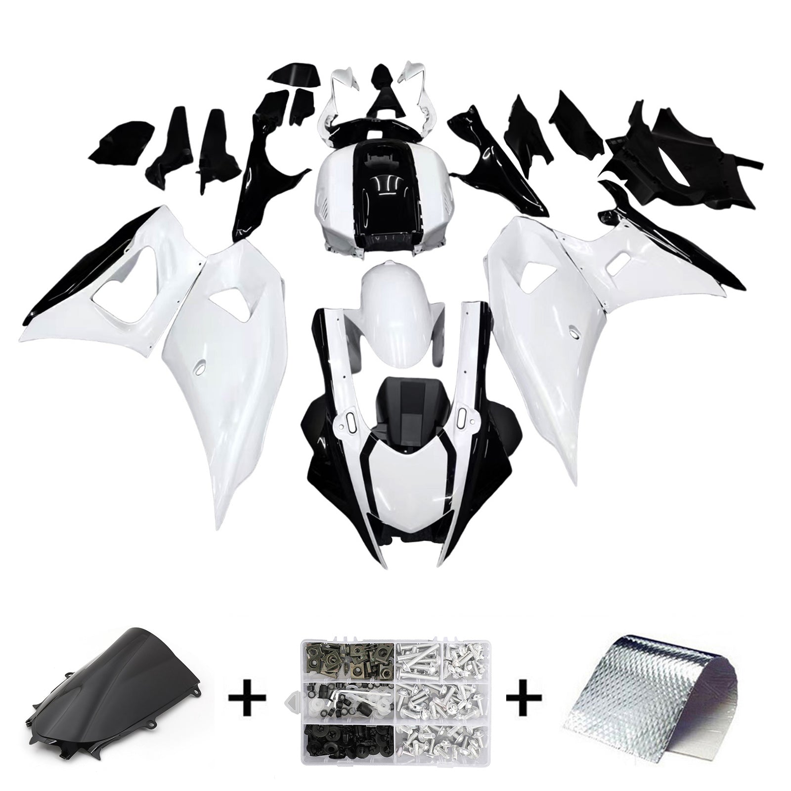 Kit de carénage injecté en plastique ABS compatible avec Yamaha YZF-R7 2021-2025