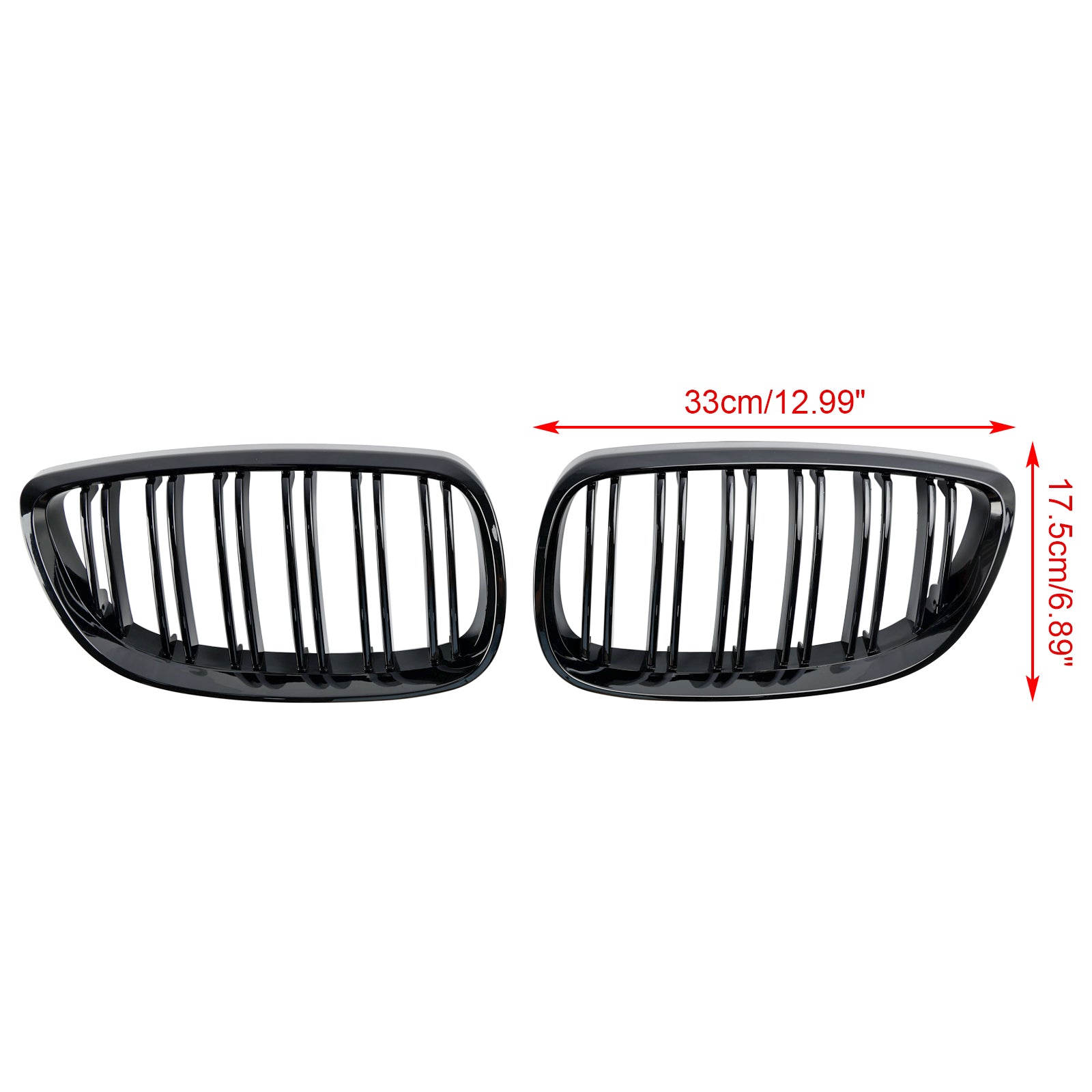 Grille de calandre avant noire brillante pour BMW Série 3 M3 (E92/E93) 2008-2013