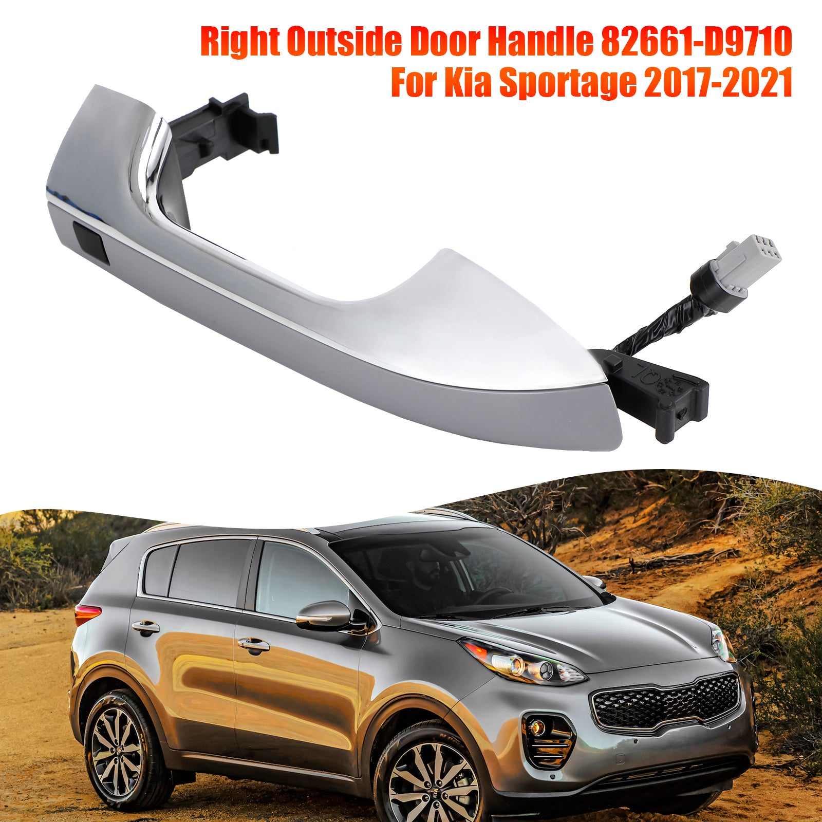 Extérieur Droit Porte Poignée 82661-D9710 Pour Kia Sportage 2017-2021