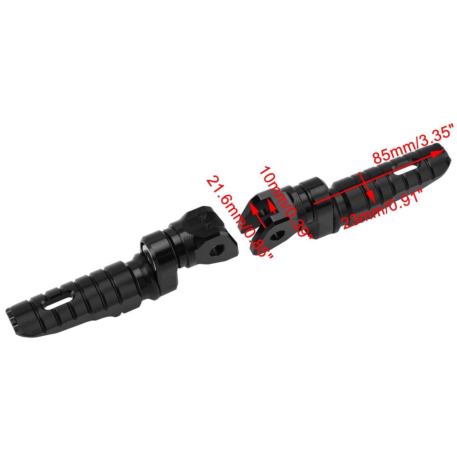 Voetsteunen voorin, compatibel met de Indian FTR1200 (2019-2025) FTR S/FTR Rally-modellen.