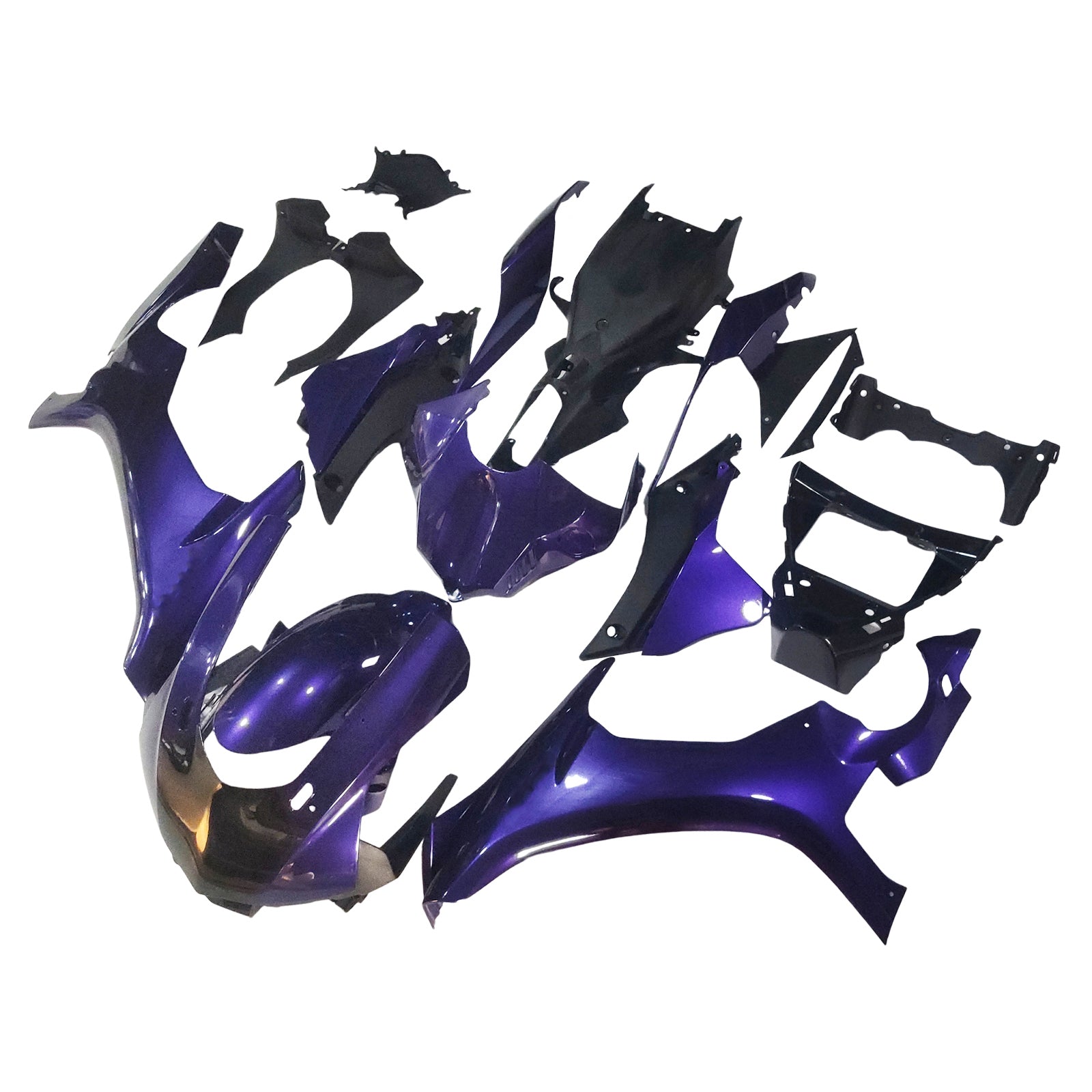 Kit de carénage injecté en plastique ABS compatible avec Yamaha YZF 1000 R1 2015-2019