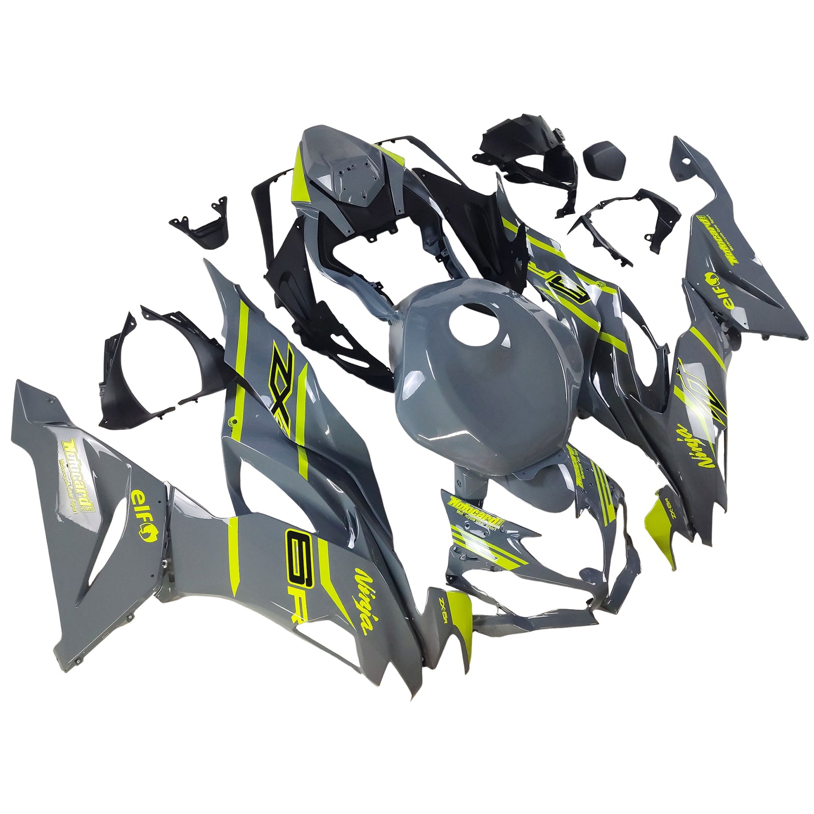 Kit di carenatura in plastica ABS per Kawasaki ZX6R 2019-2023