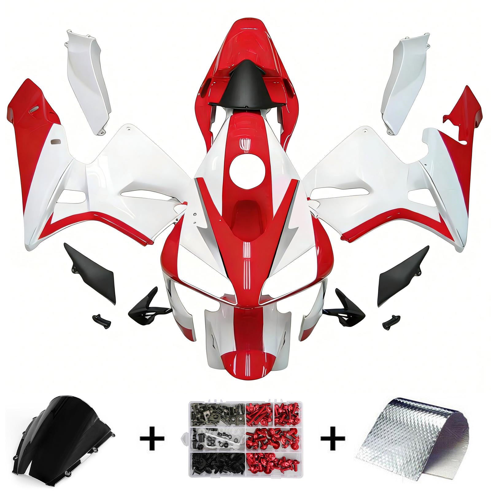 Kit de carénage par injection, carrosserie en plastique ABS pour Honda CBR600RR 2003-2004 F5