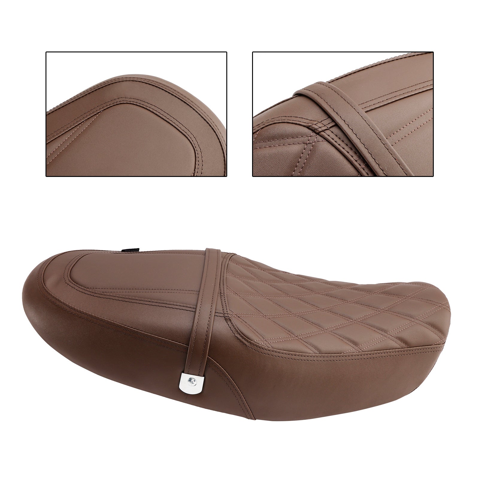 Selle pilote/passager complète coussinée Kawasaki Z900Rs 2018-2024, verte