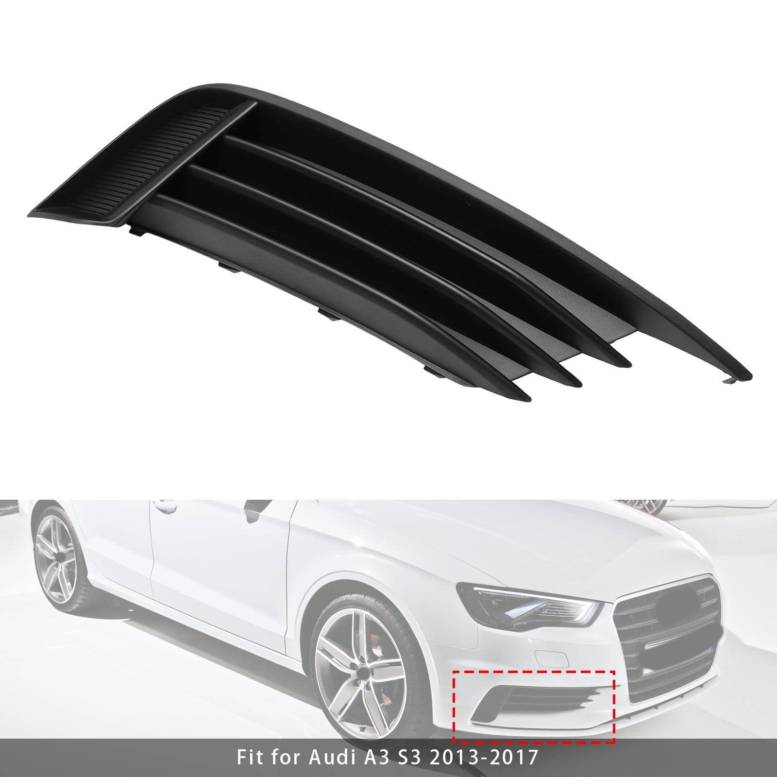 Anti-recht vuurtoren grille rechterkant Audi A3 S3 2013-2017 8V5807682