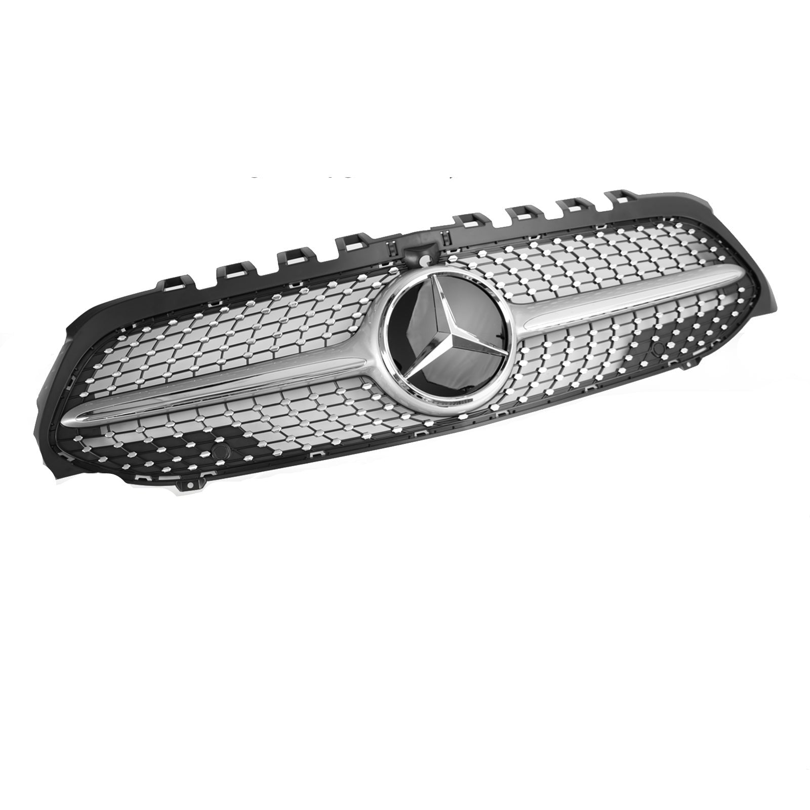 Benz Classe A W177 Grille de pare-chocs avant diamant noir/chrome 2019-2021