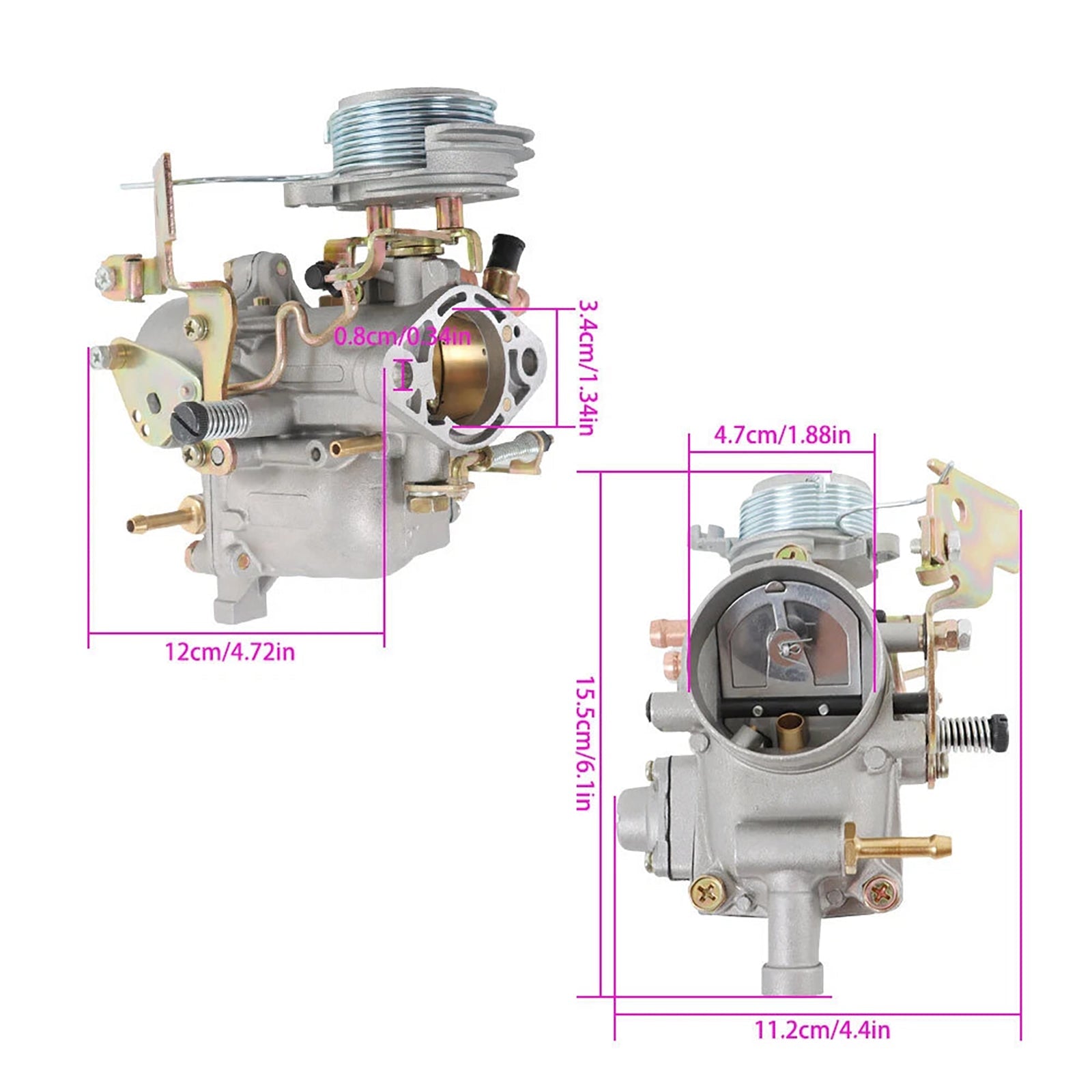 Peugeot 404 1969-1970 127910000 gaźnik