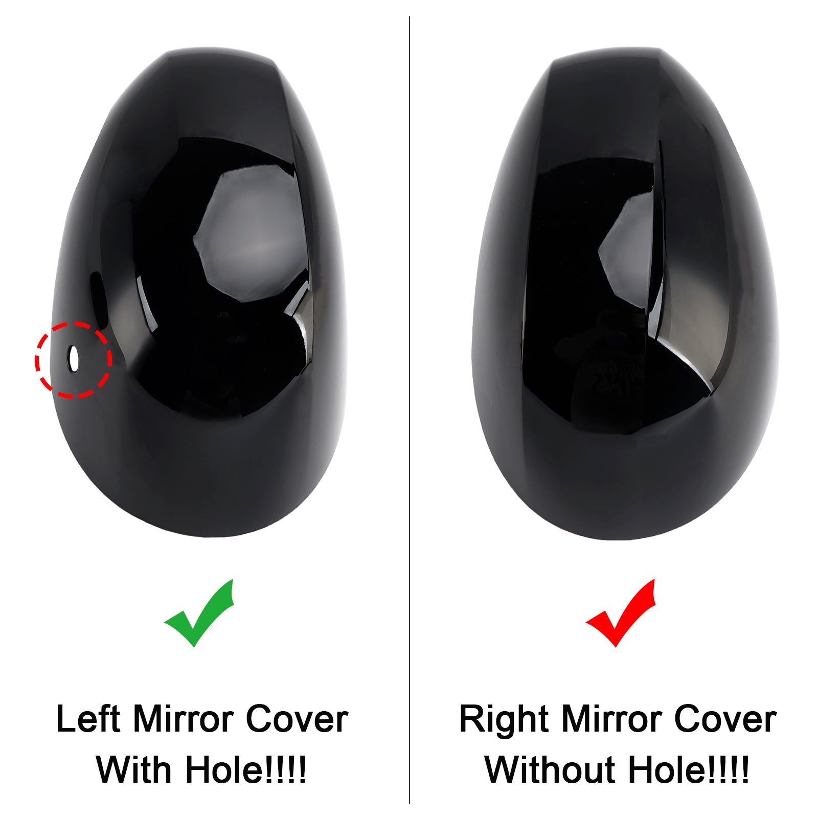 Coques de rétroviseurs gauche et droit pour MINI Cooper F54 F55 F56 F57 2020-2024