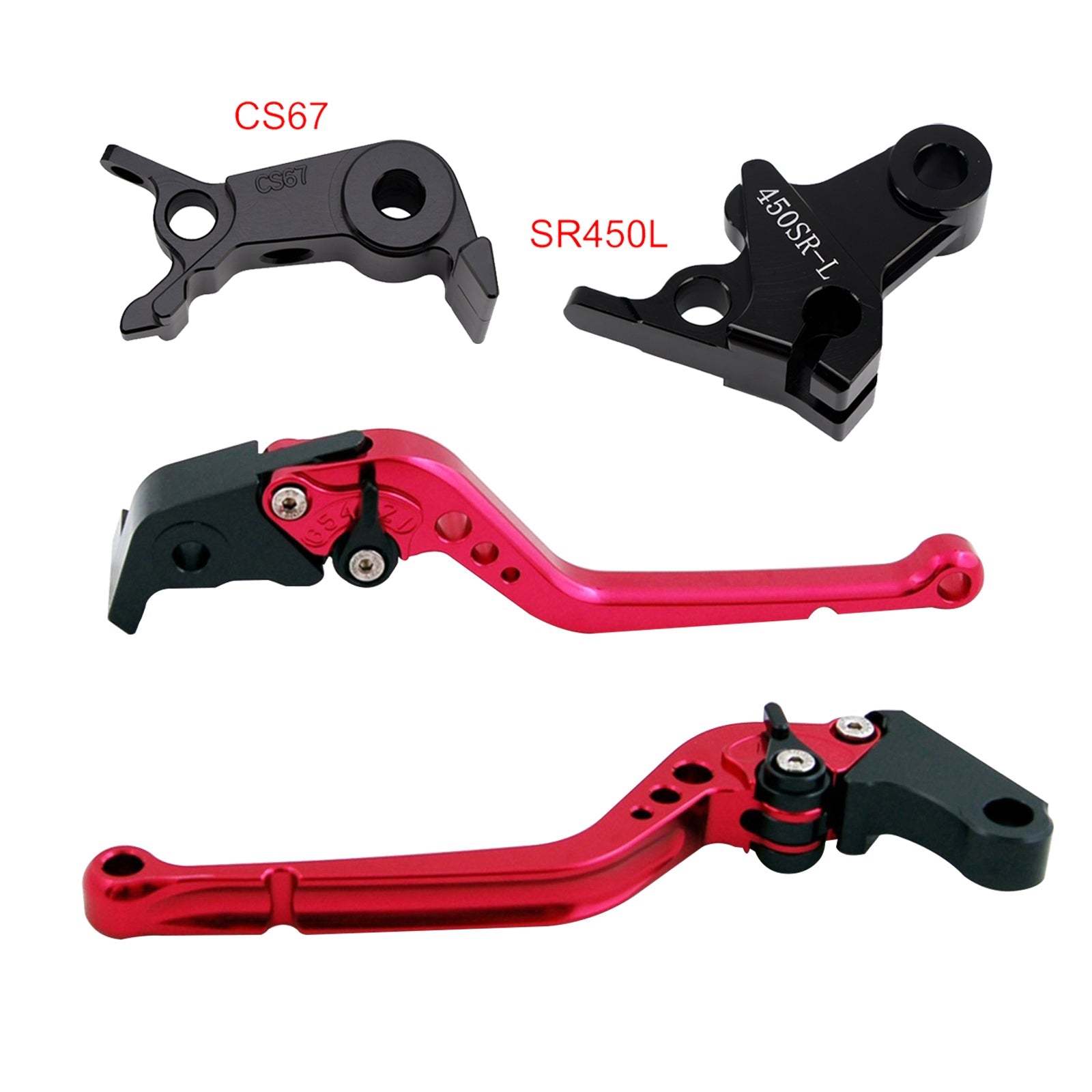 Levier de frein et d'embrayage long compatible avec VOGE DS900X 900DSX 2024-2026
