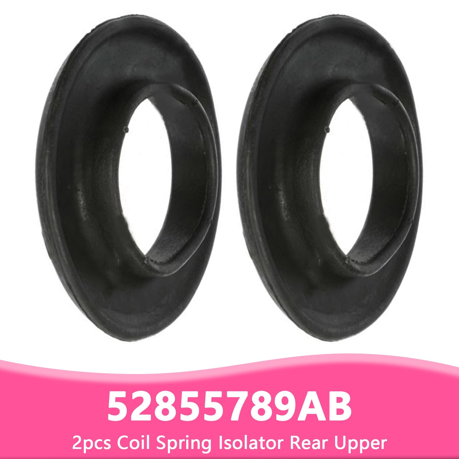 Bovenste achterste spiraalveerisolatoren (2 stuks) voor Dodge Ram 1500 Classic (2009-2022) - Onderdeelnummer : 52855789AB