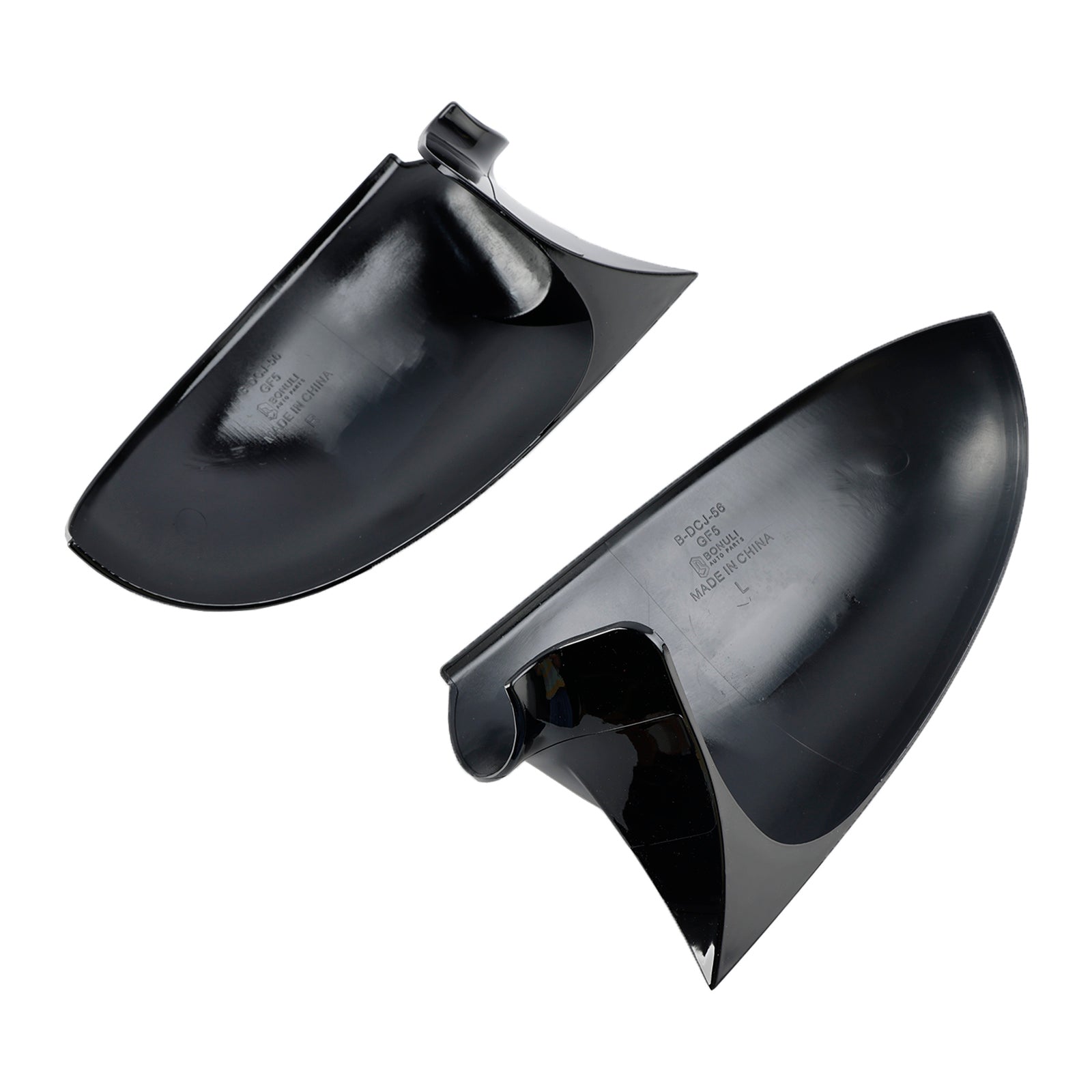 2005-2013 VW Golf Plus Gloss Black Wing Door Mirror Cover Caps Gauche + Droite 1K0857537