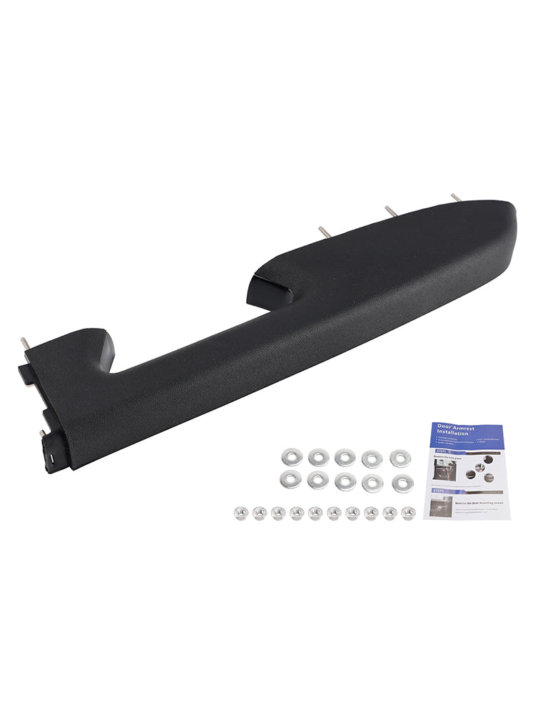 Kit de réparation d'accoudoir avant droit pour Chevy Silverado 1500 2500HD 3500HD 10-14 Noir