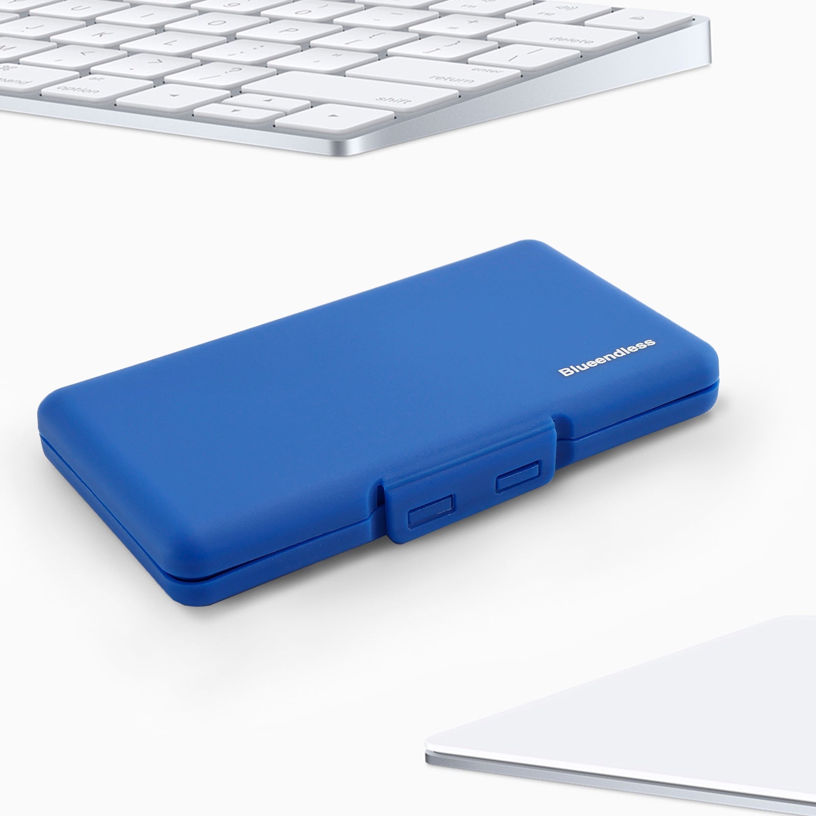 Boîtier de protection pour disque dur M2, boîtier pour disque SSD résistant aux chocs et étanche, bleu