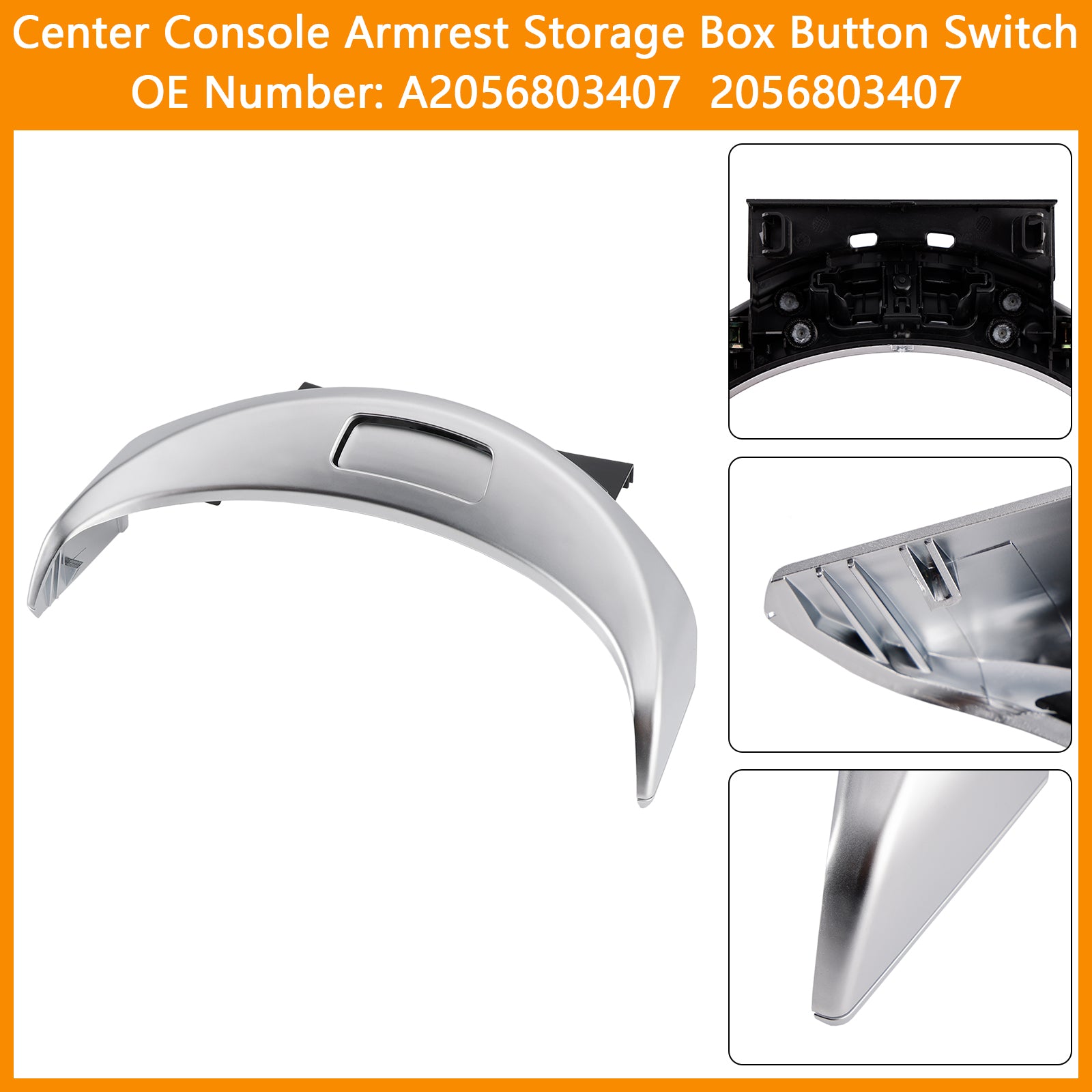 Stikalo gumba za naslon za roke v sredinski konzoli Benz W205  W253 (2015–2020) A2056803407