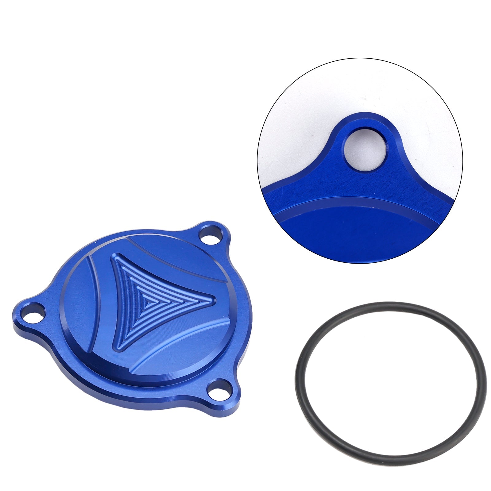 CNC Blauw Oliefilterdeksel Voor Suzuki Burgman UH 125 150 200 DR-Z 400 ES SM